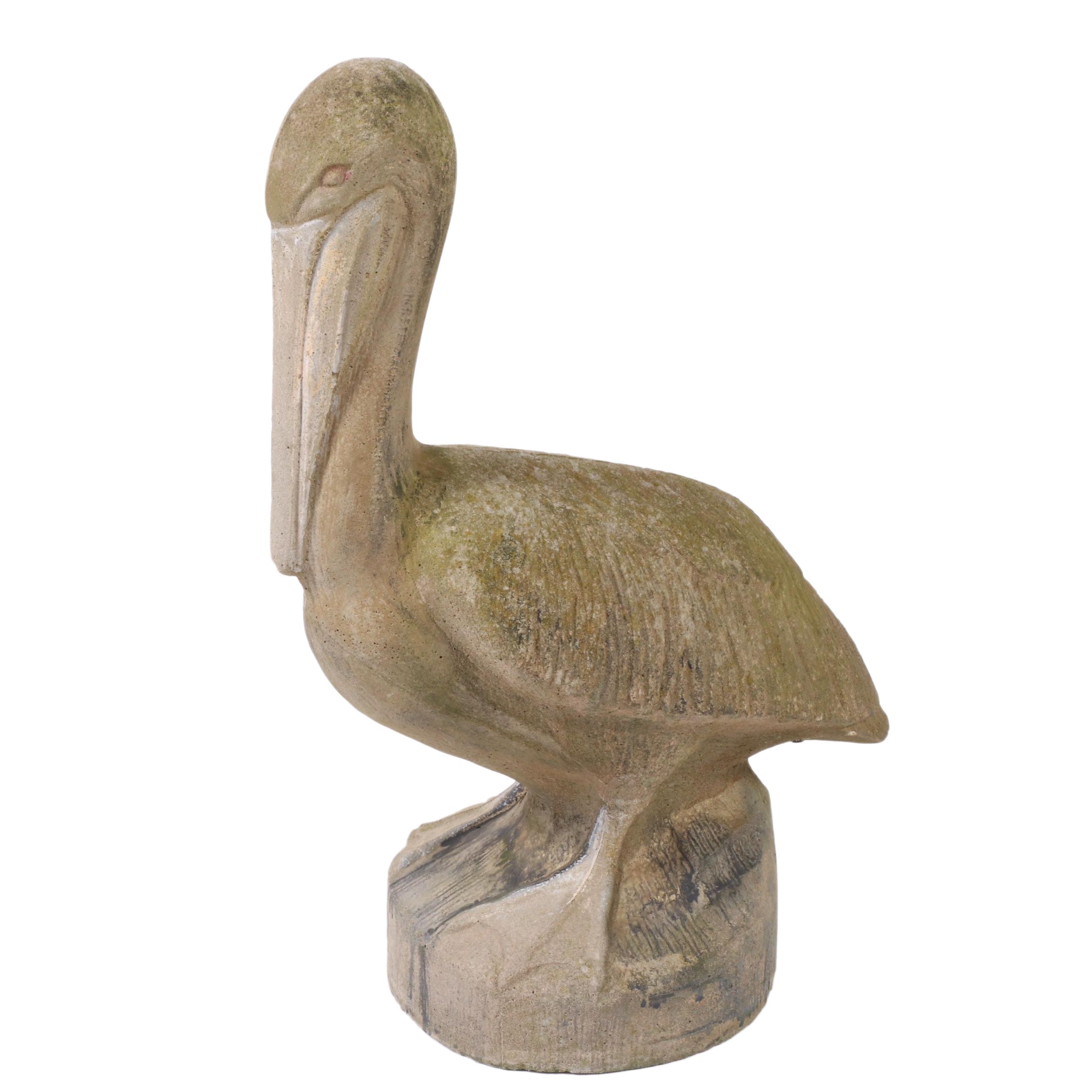 Cast Concrete Pelican Garden Statue EBTH