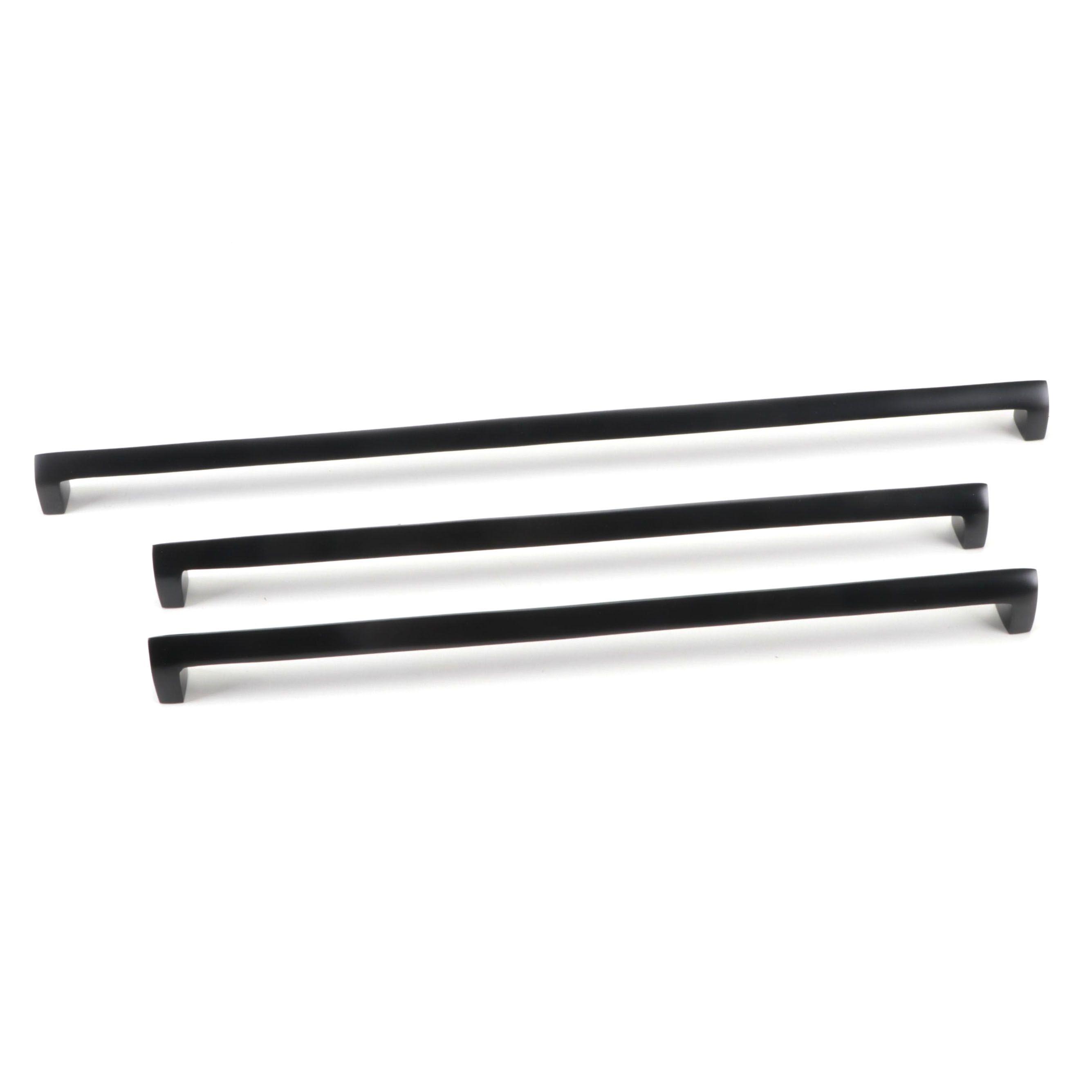 Solid Brass Appliance Pulls in Matte Black Finish EBTH