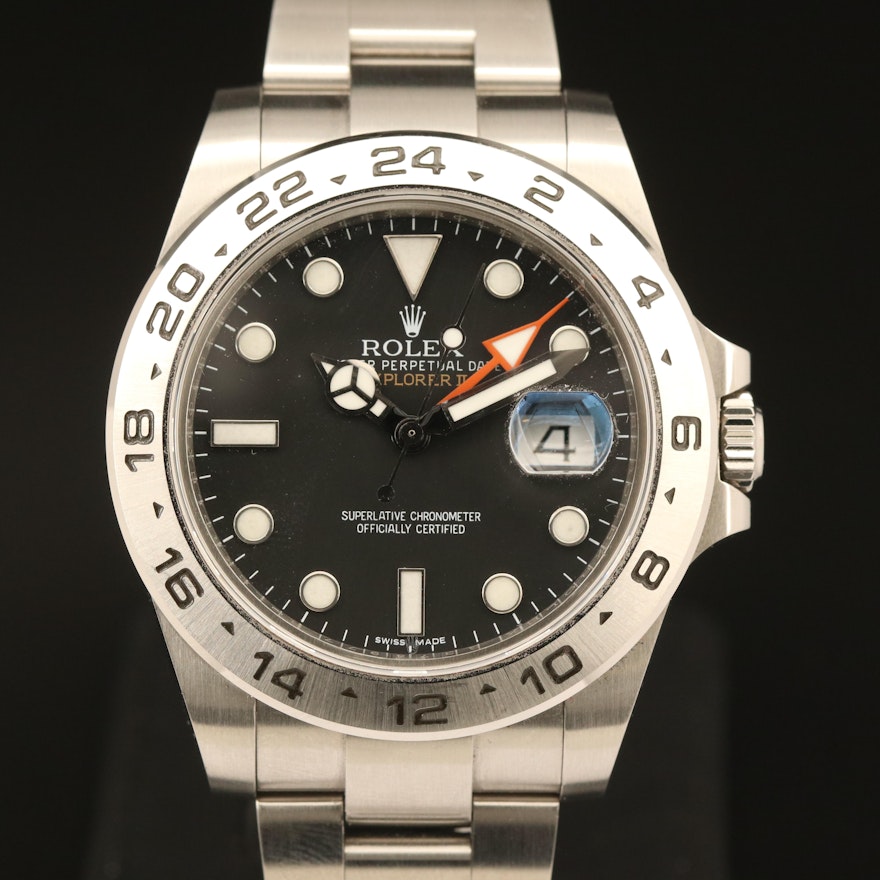 2010 Rolex Explorer II GMT Wristwatch