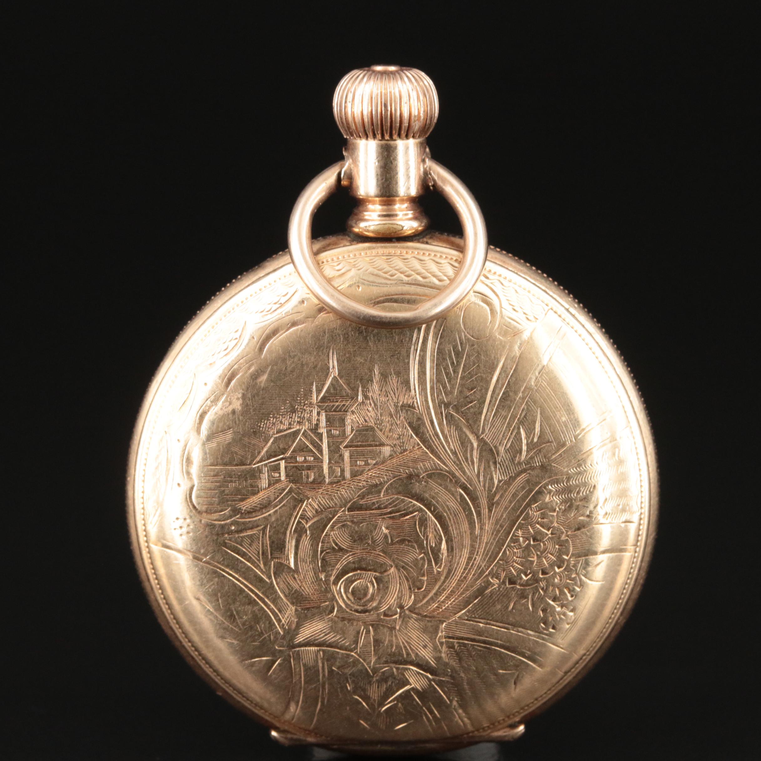 Elgin Pendant Set Pocket Watch EBTH