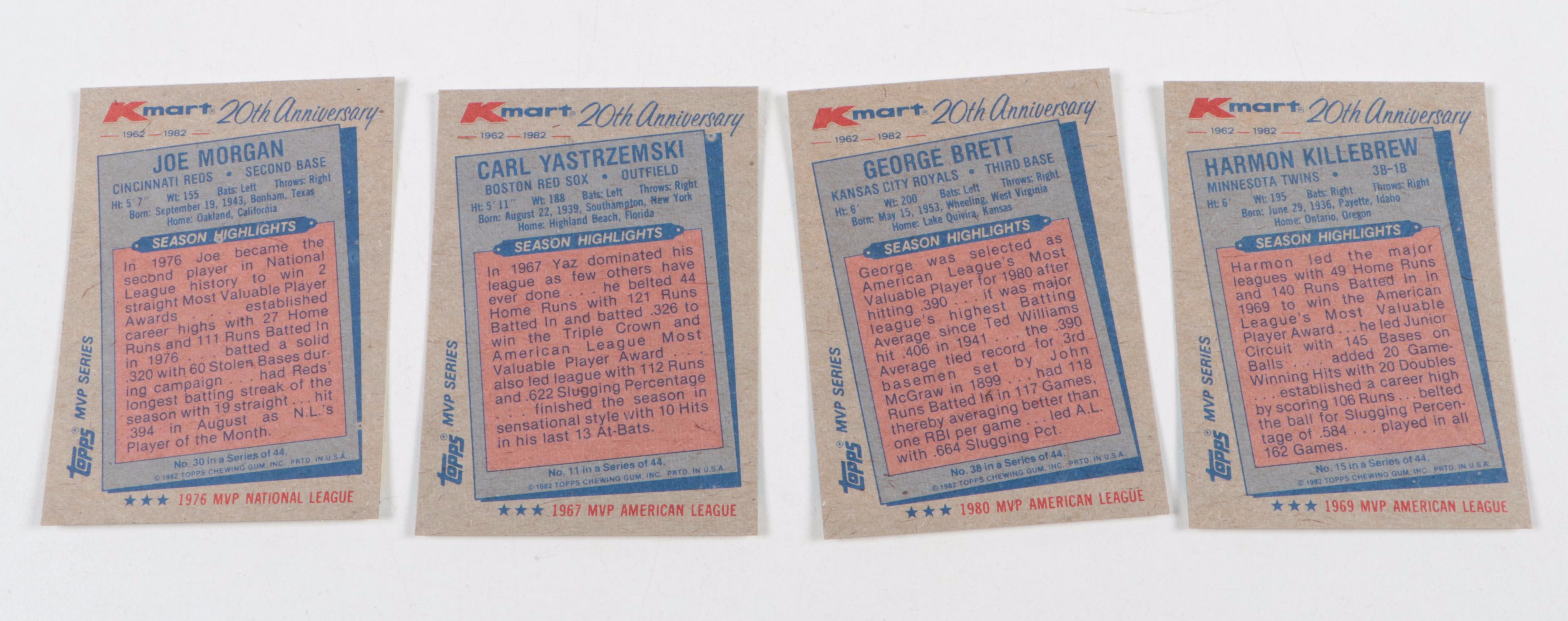 1982 Topps KMart Limited Edition MVPs Baseball Cards in Original Boxes