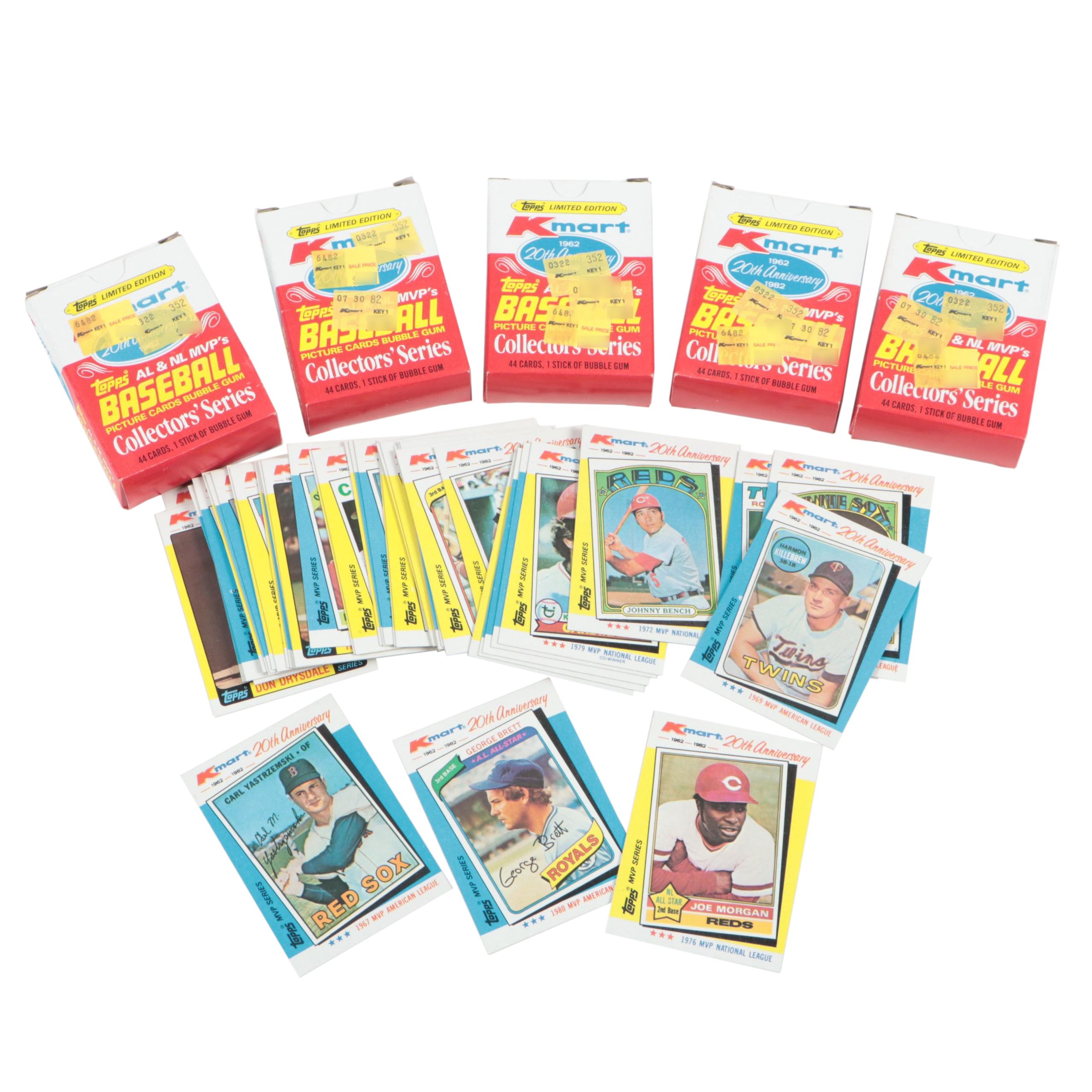 1982 Topps KMart Limited Edition MVPs Baseball Cards in Original Boxes