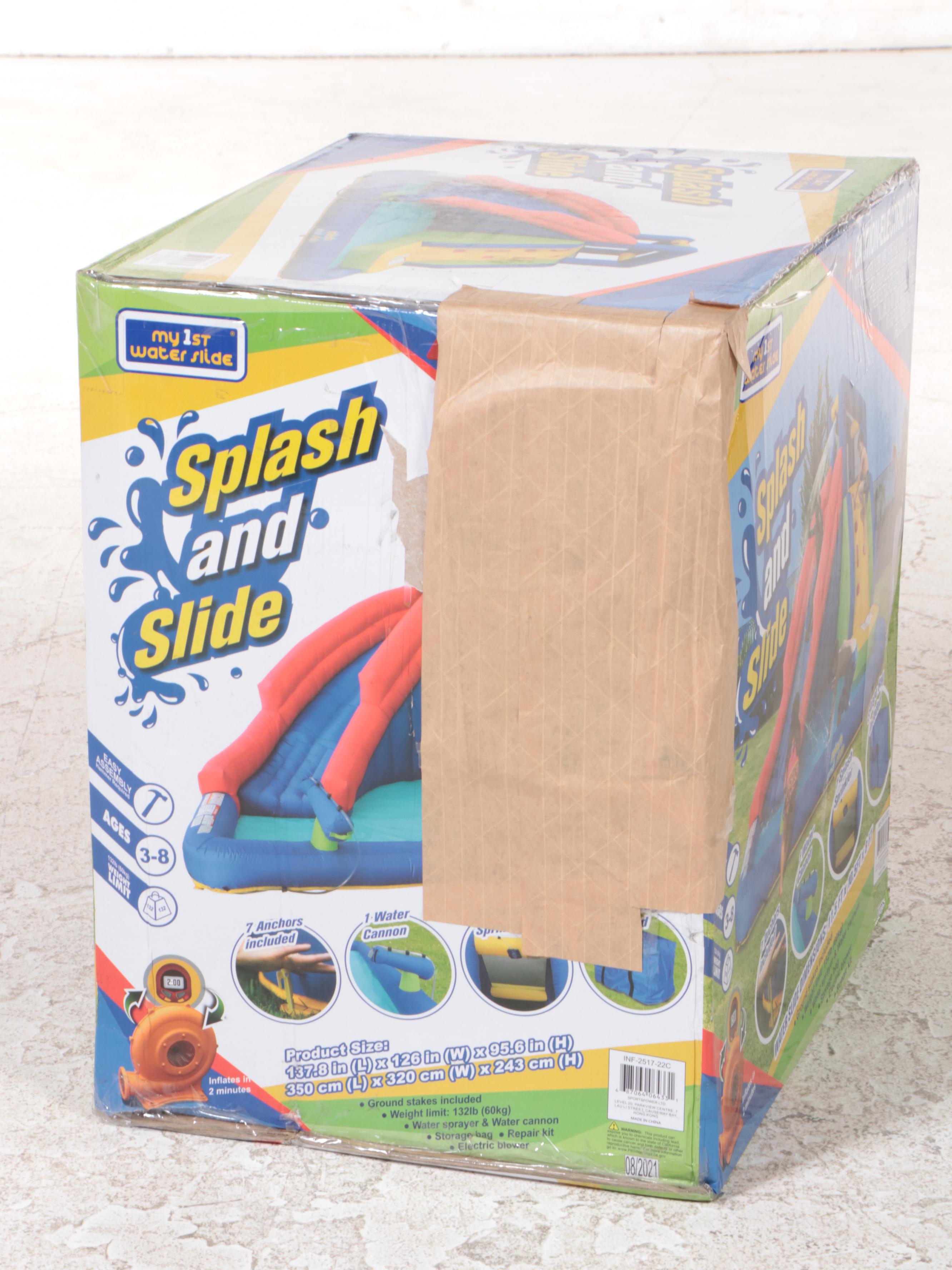 Sportspower My First Waterslide Splash and Slide EBTH