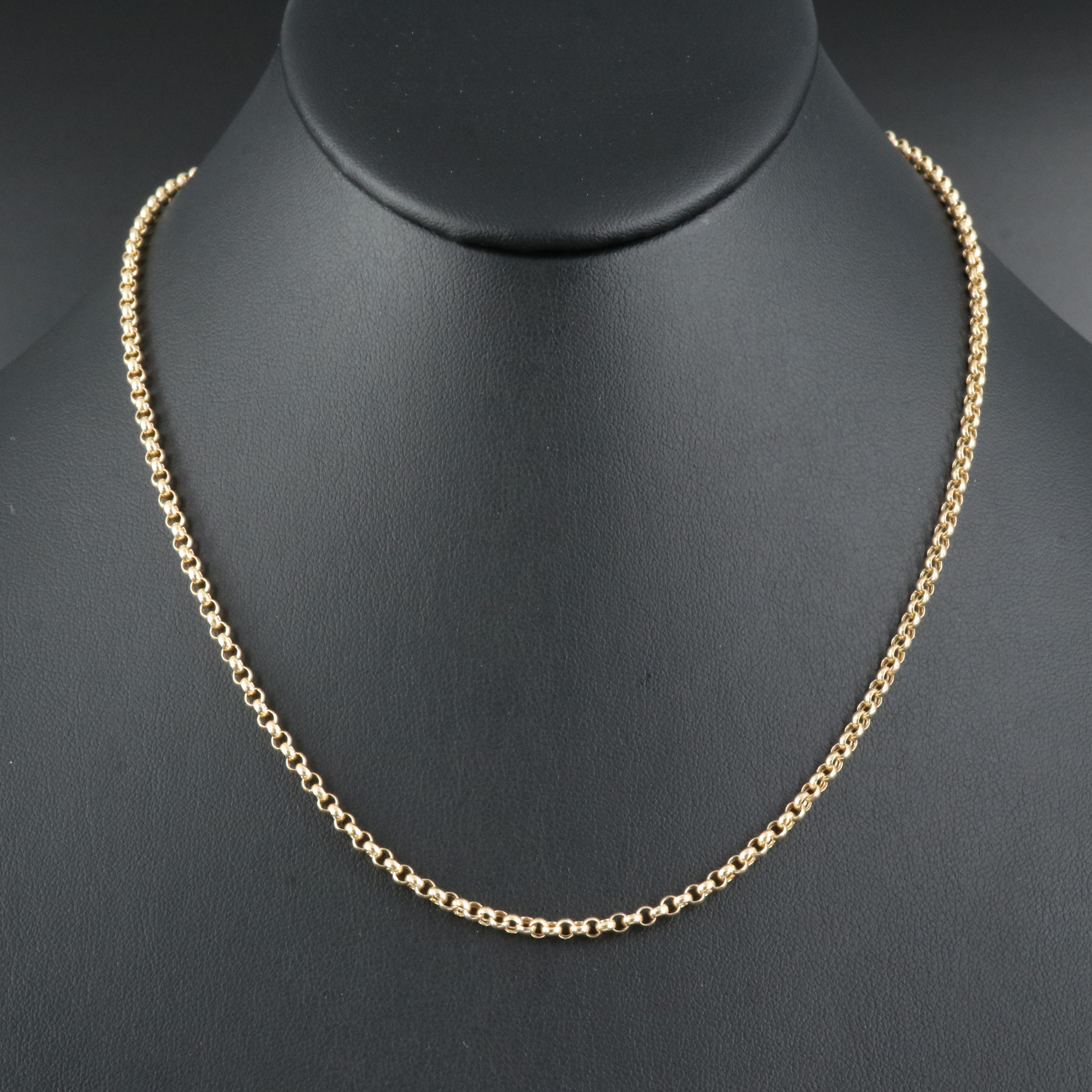 Italian 14K Rolo Chain | EBTH