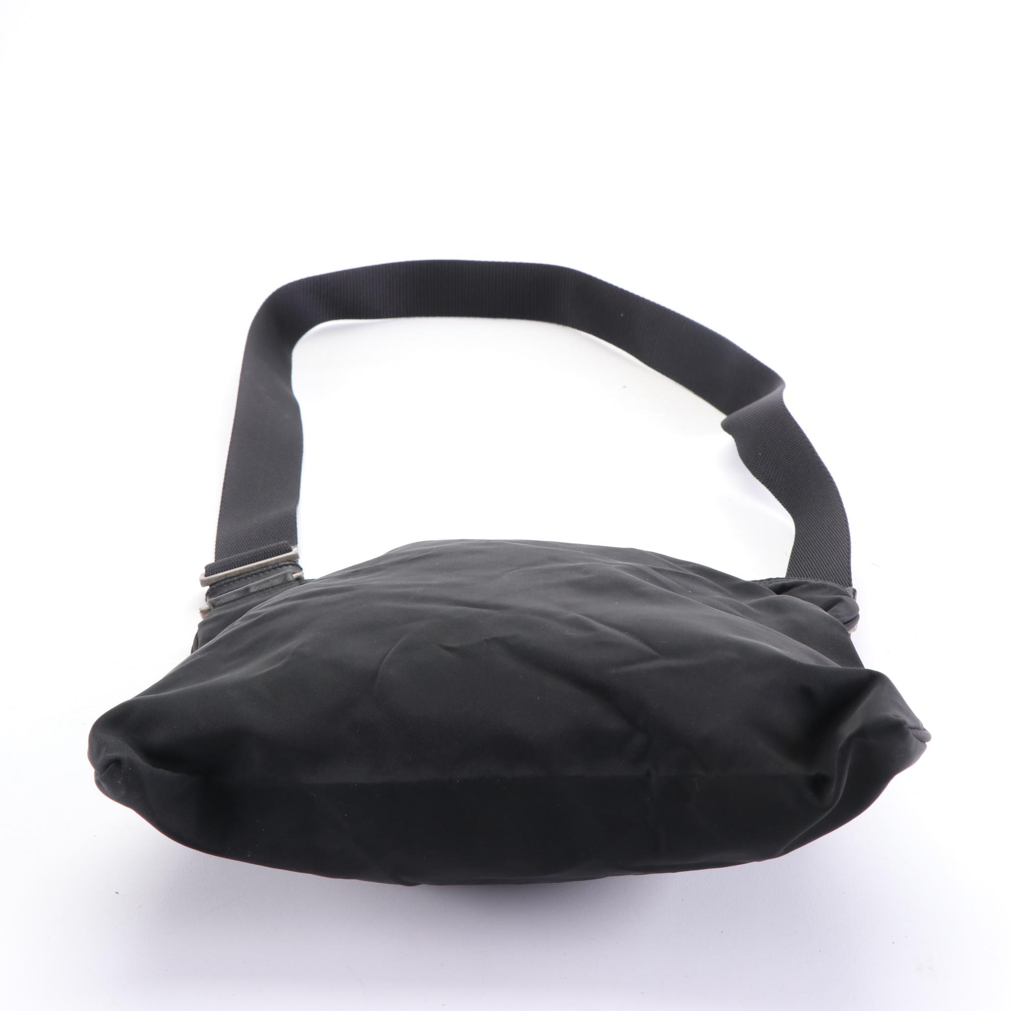 Prada Crossbody Bag in Black Nylon EBTH