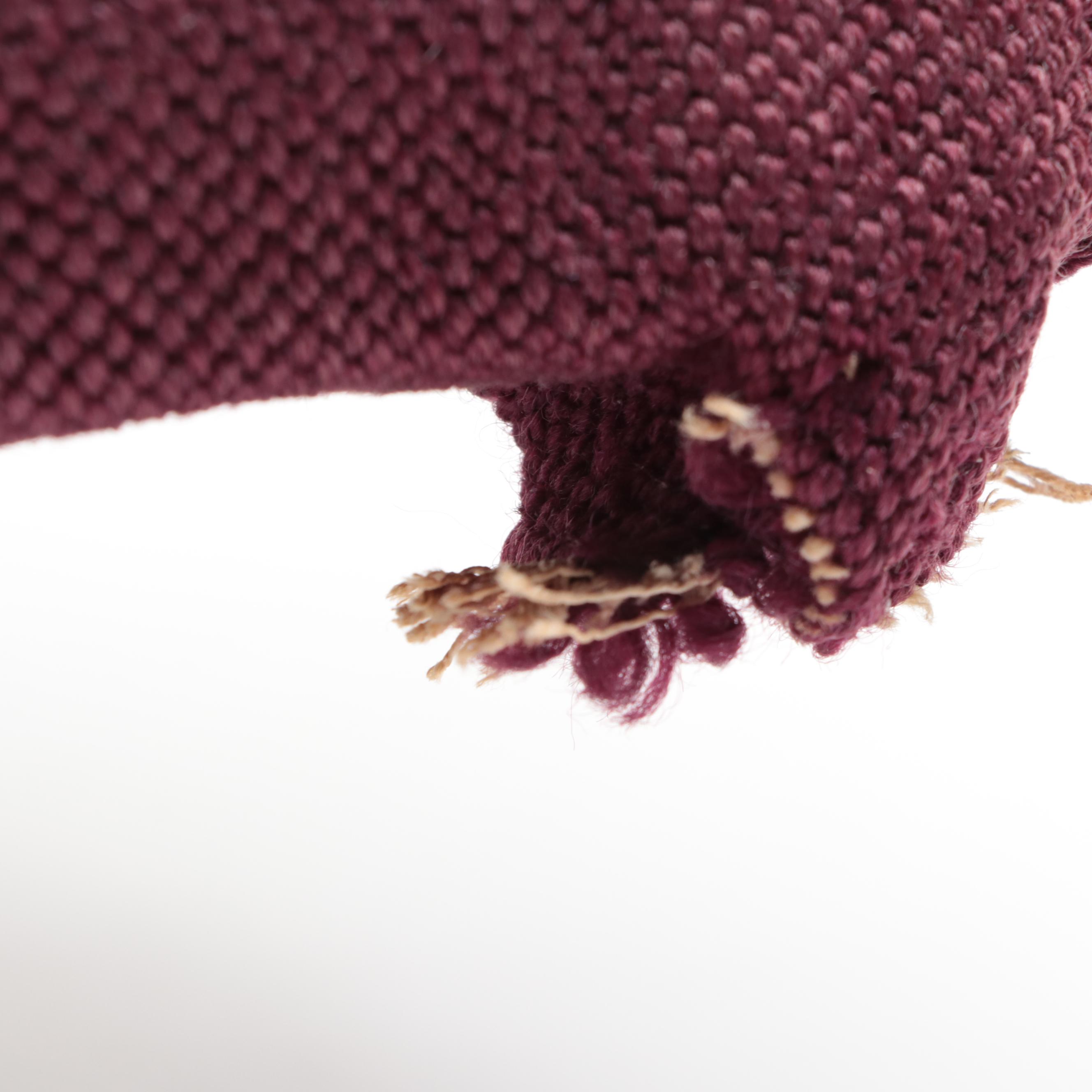 Late Victorian Needlepoint Footstool on Cast Iron Feet EBTH