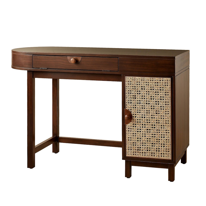Opalhouse with Jungalow Palermo Desk with Daisy Webbing in Brown