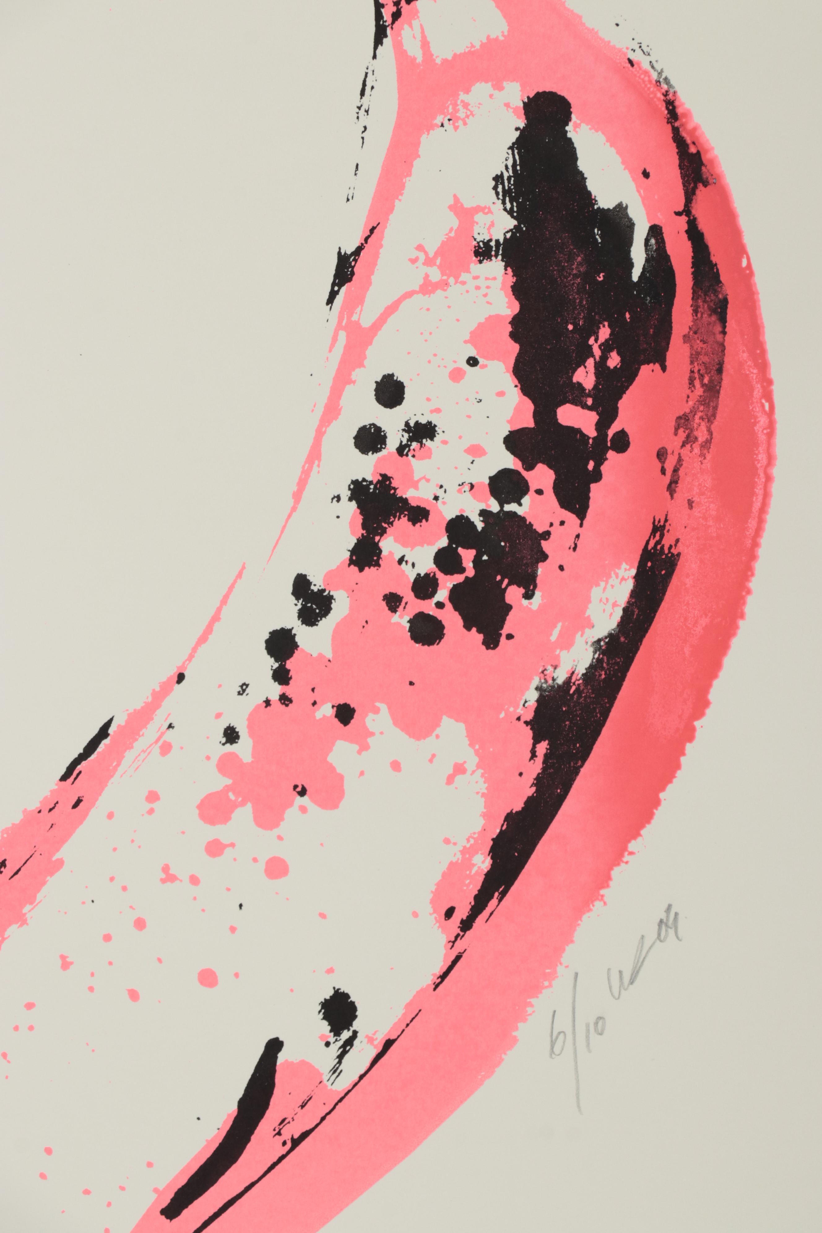 Pop Art Serigraph of Banana in the Style of Andy Warhol EBTH