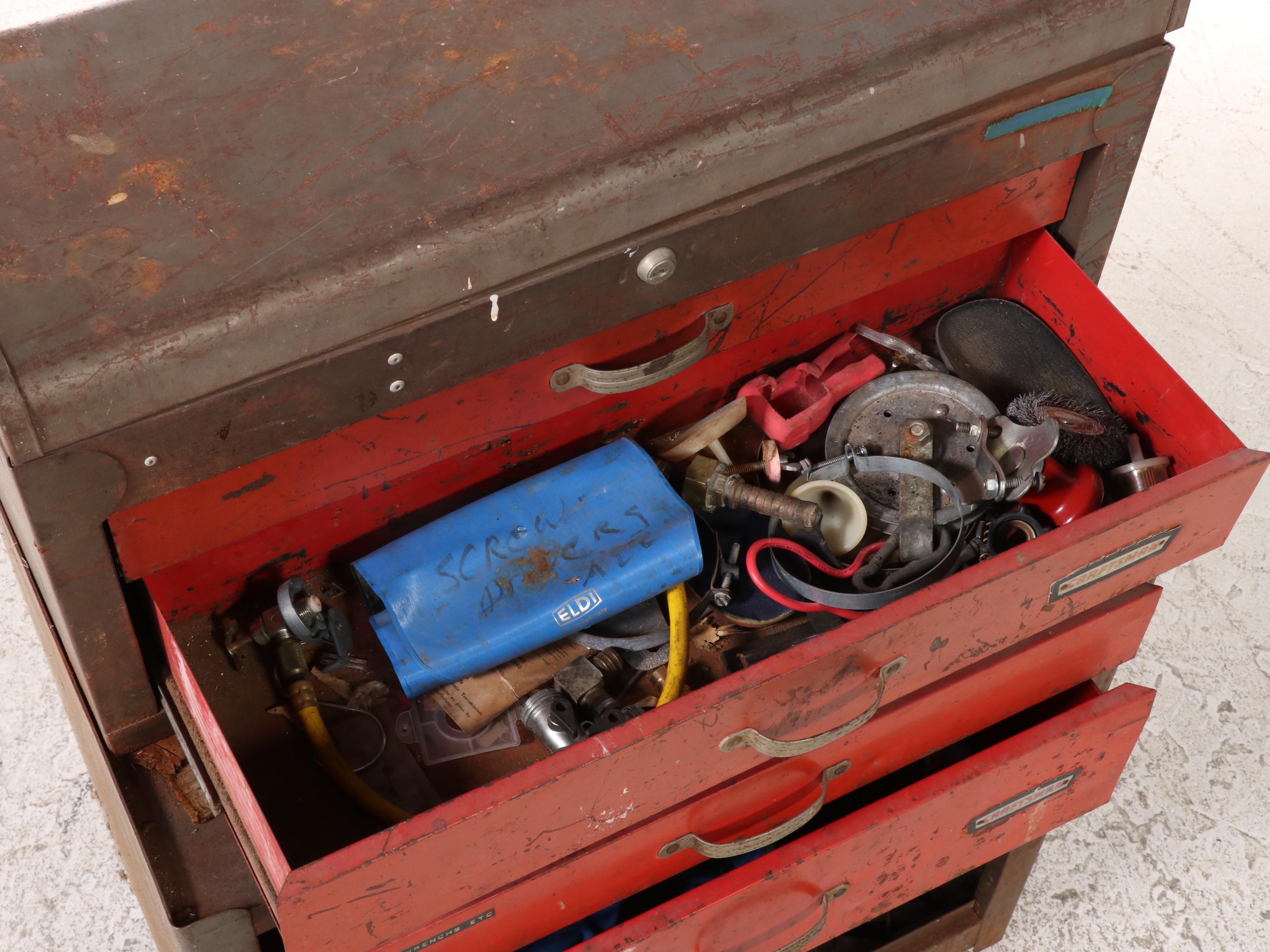 Craftsman Steel Tool Chest with Tools and Accessories EBTH