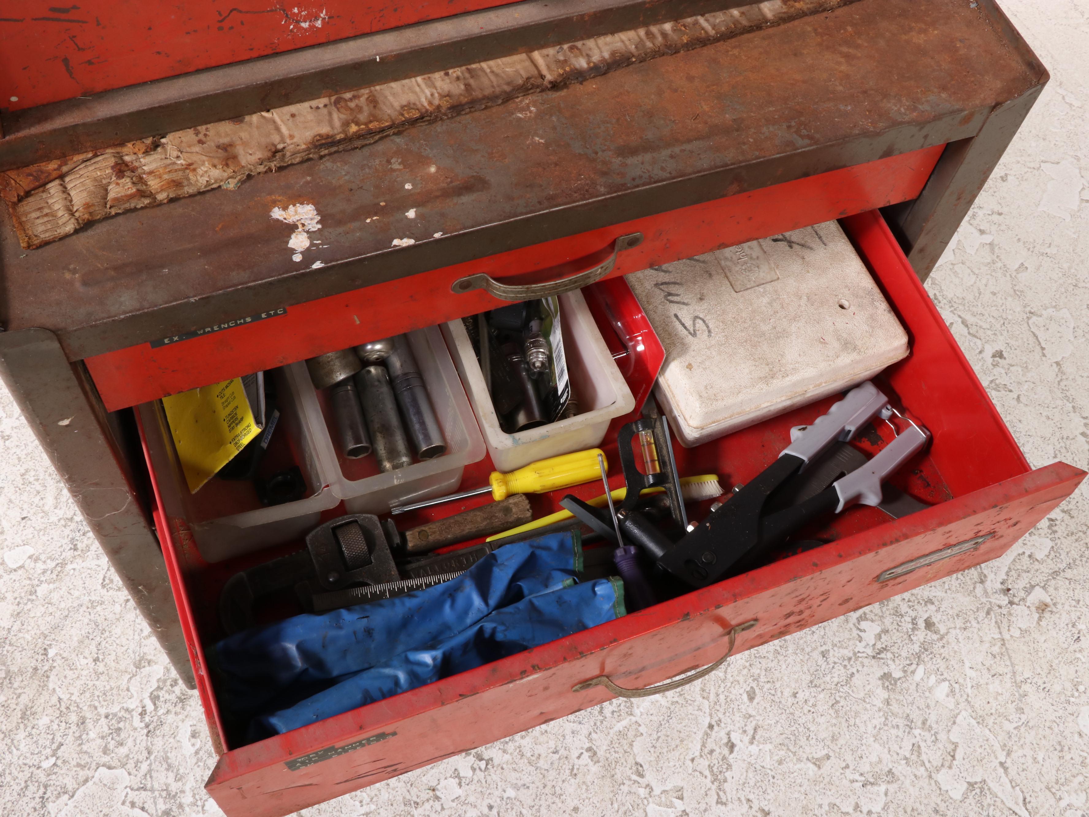 Craftsman Steel Tool Chest with Tools and Accessories EBTH