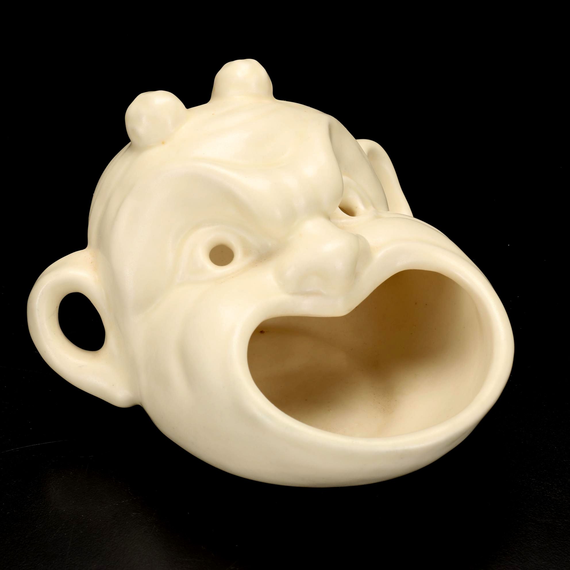 Rookwood Pottery "Devil Mask" Glazed Ceramic Ashtray, 1935 EBTH