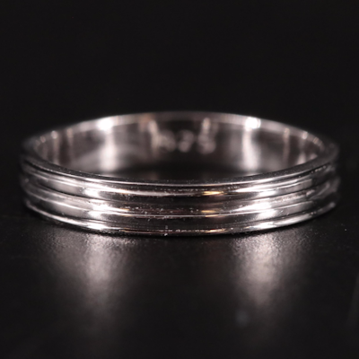 Sterling Fluted Band