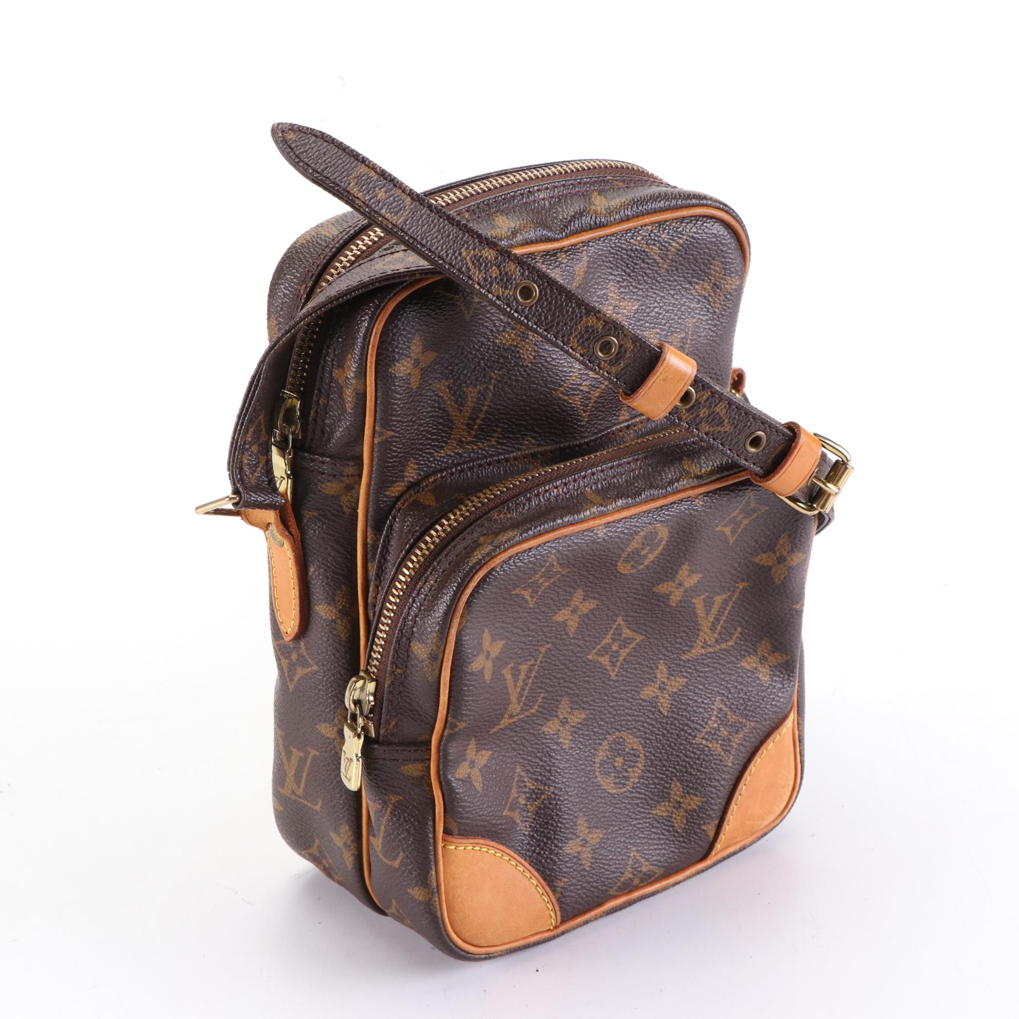 Louis Vuitton Amazone Crossbody Bag in Monogram Canvas/Vachetta Leather