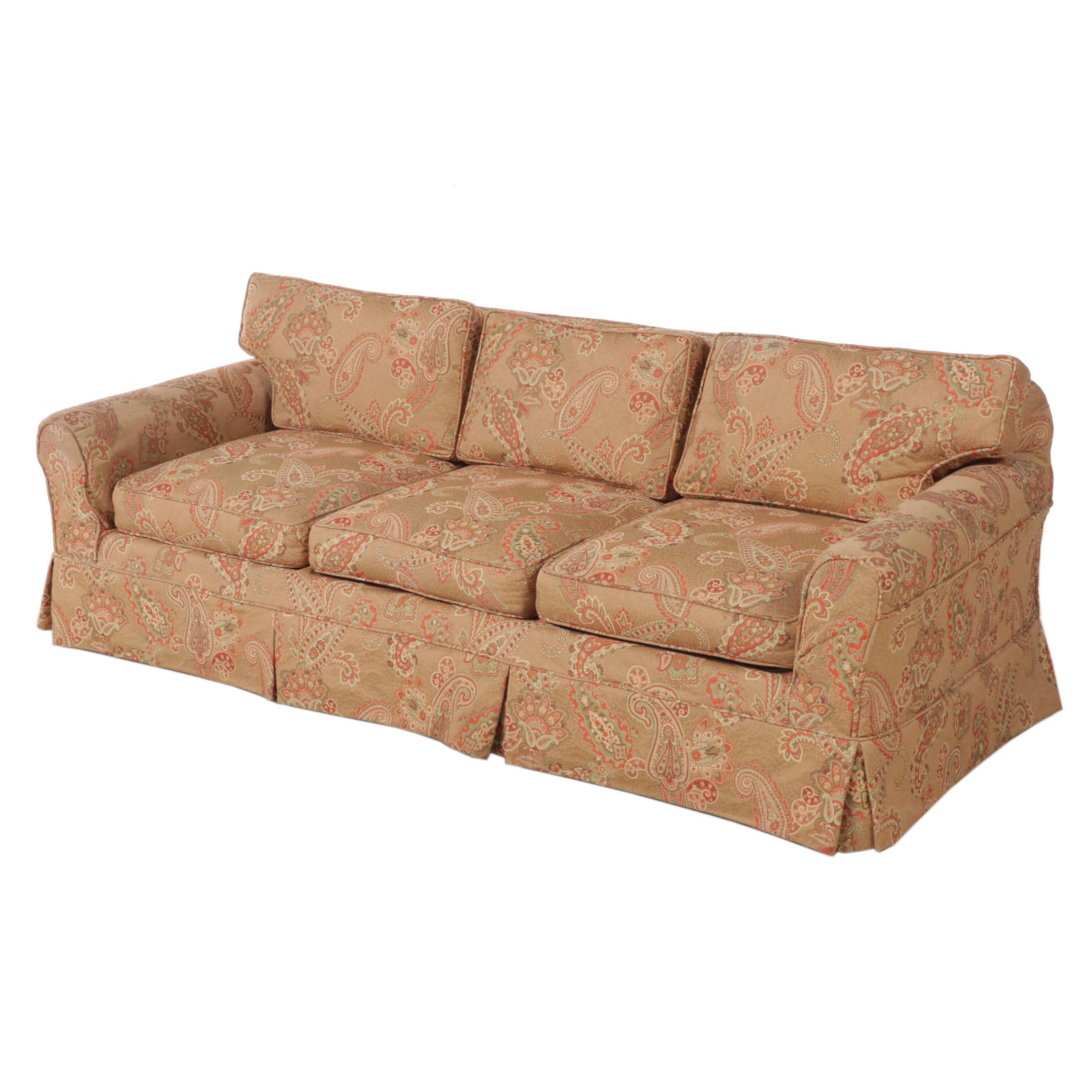 Lee Industries CustomSlipcovered ThreeSeat Sofa EBTH