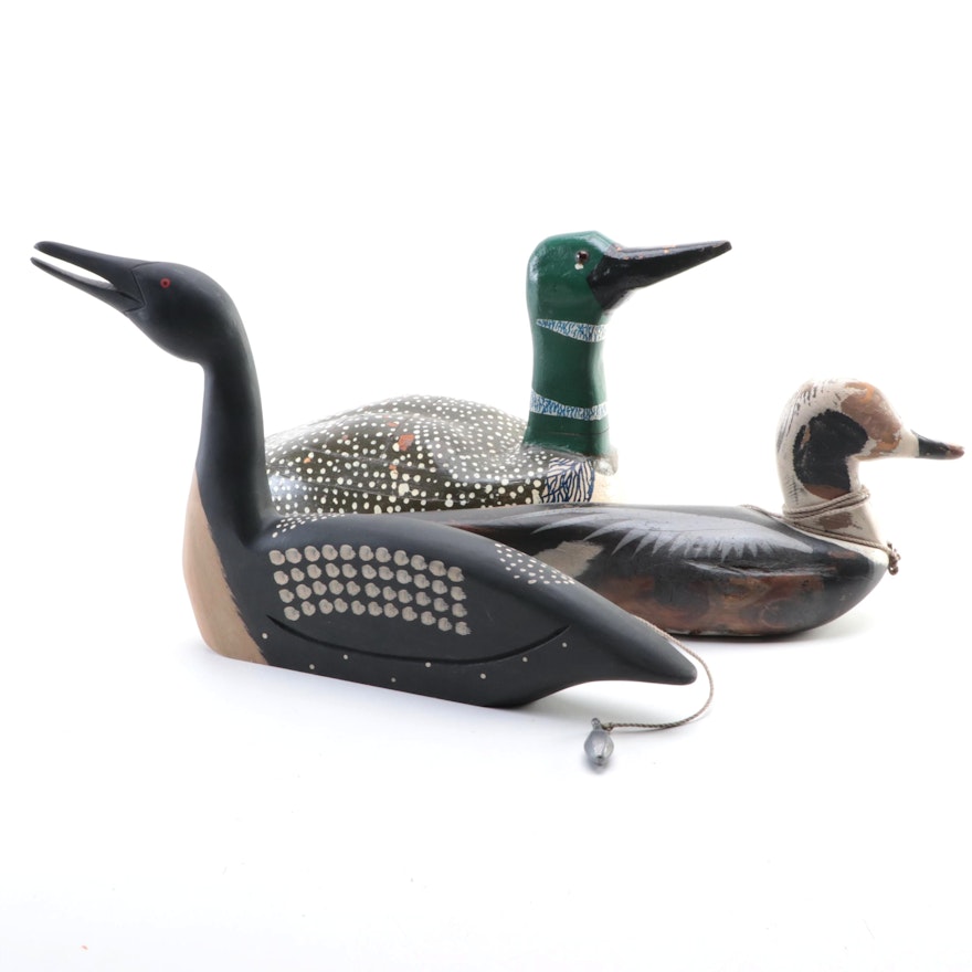 The Boyds Collection and Other Hand-Painted Wooden Duck Decoys