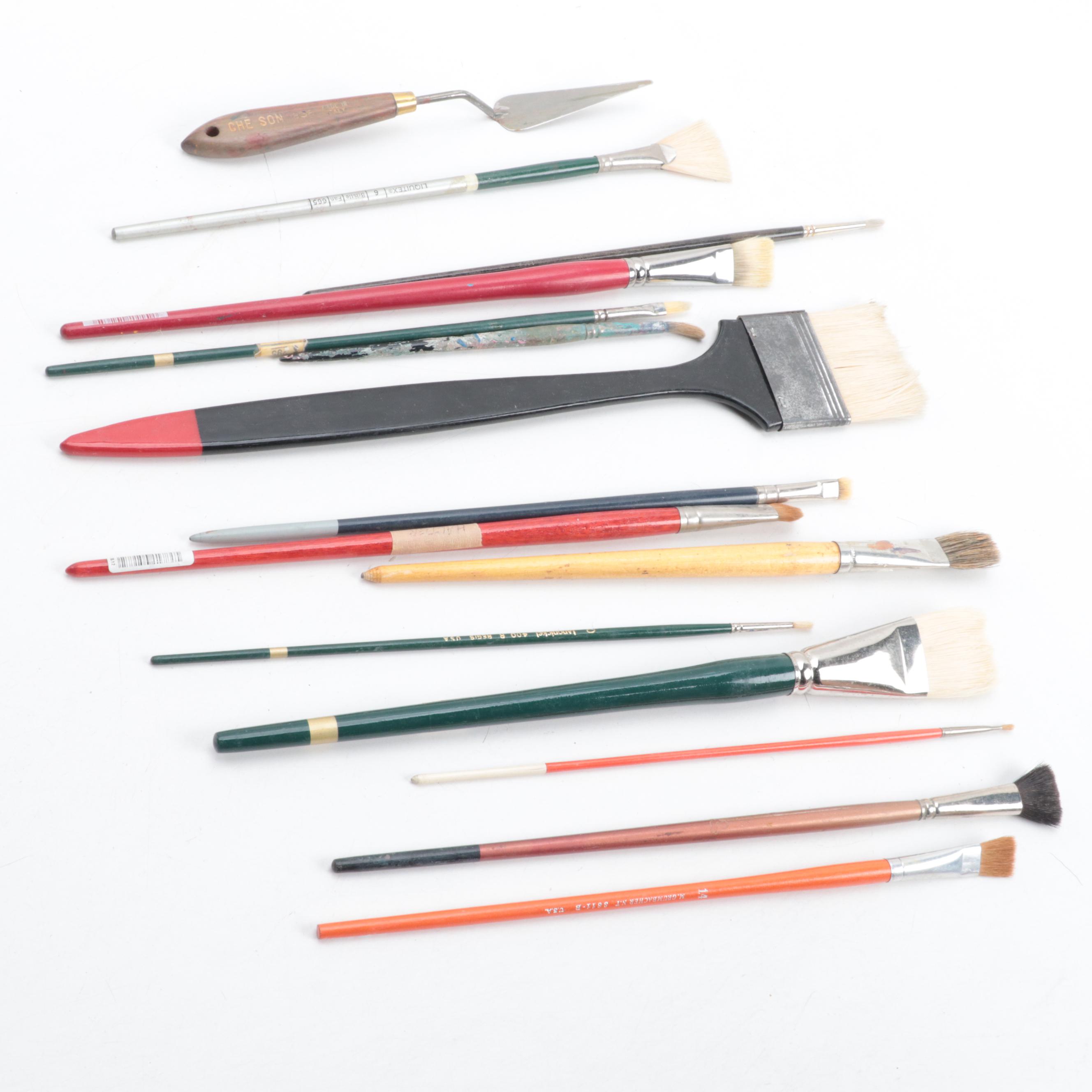 Paint Brushes and Paint Spatulas Collection EBTH