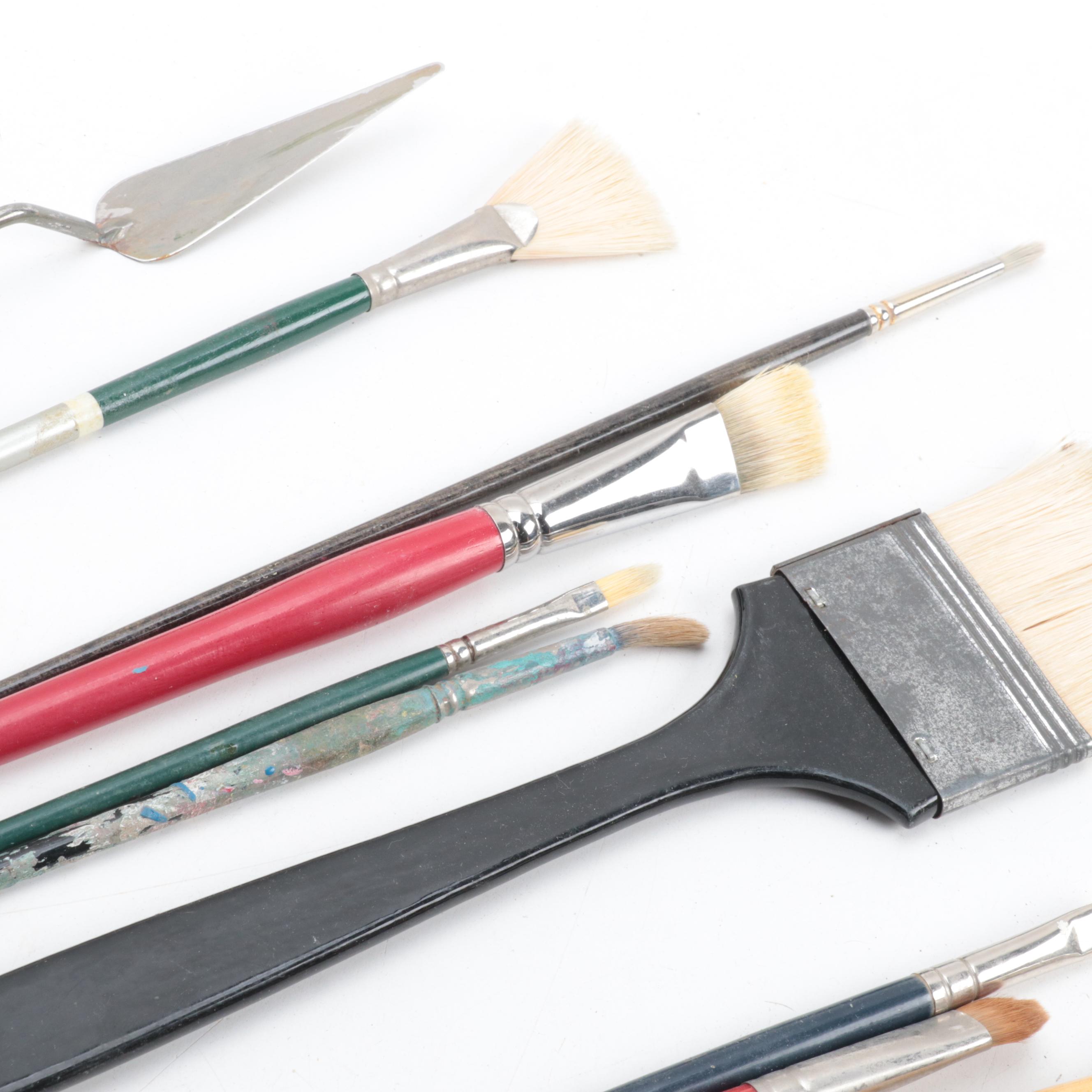 Paint Brushes and Paint Spatulas Collection EBTH