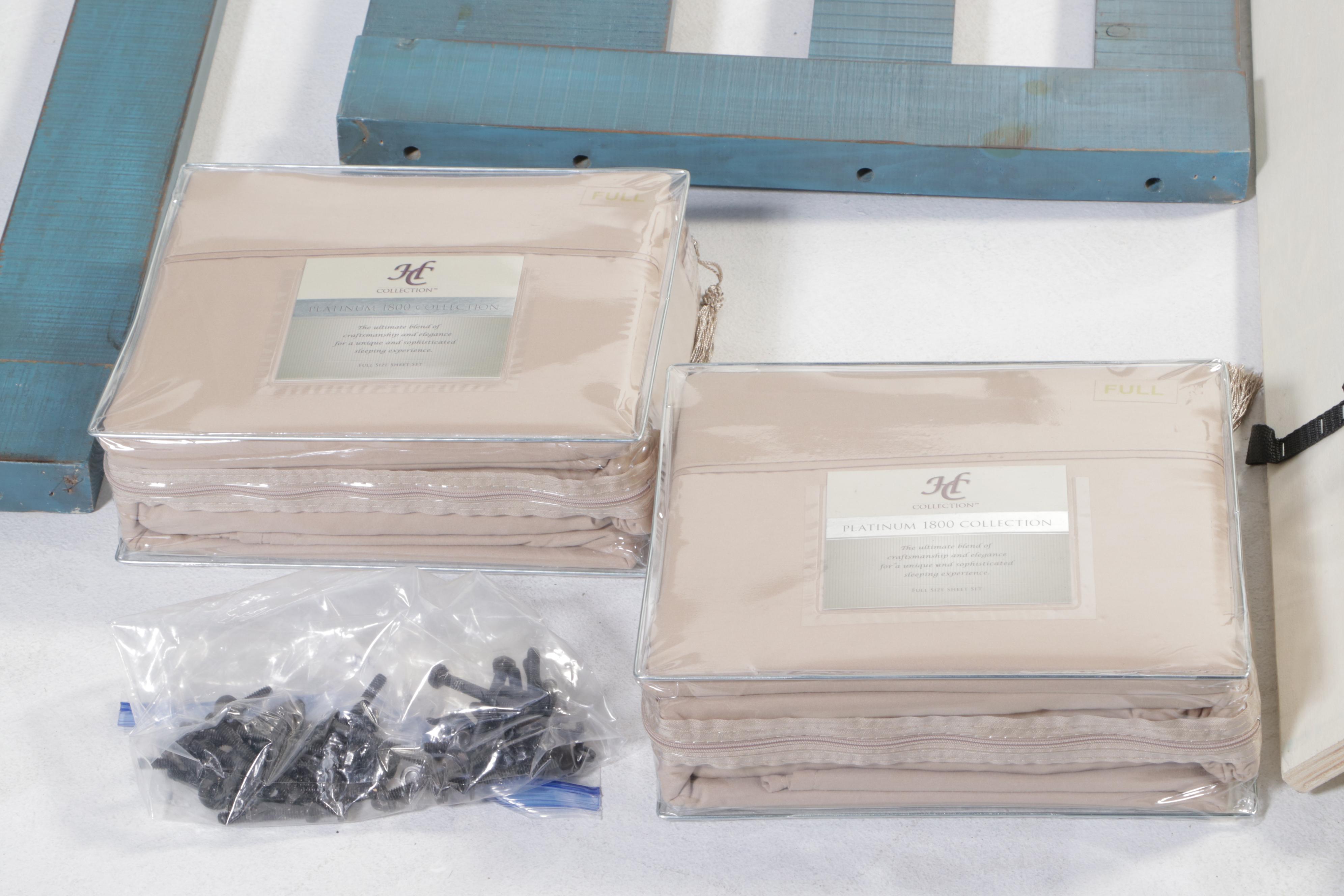 Oak Furniture West LLC "Frisco" BluePainted Full Size Bunk Beds EBTH