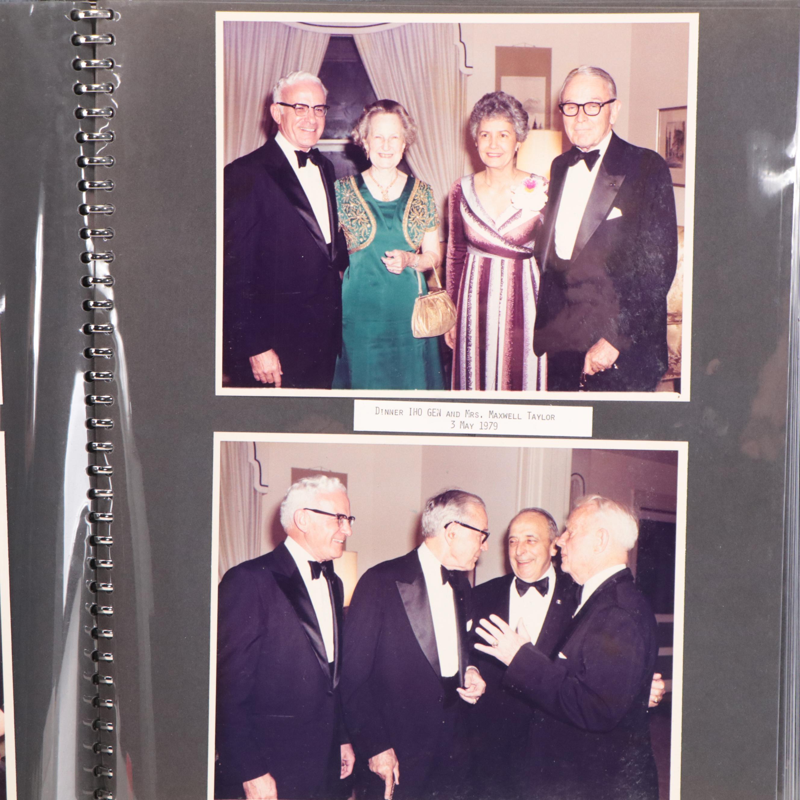 Photography Album of General Bernard W. Rogers, Circa 1979 EBTH