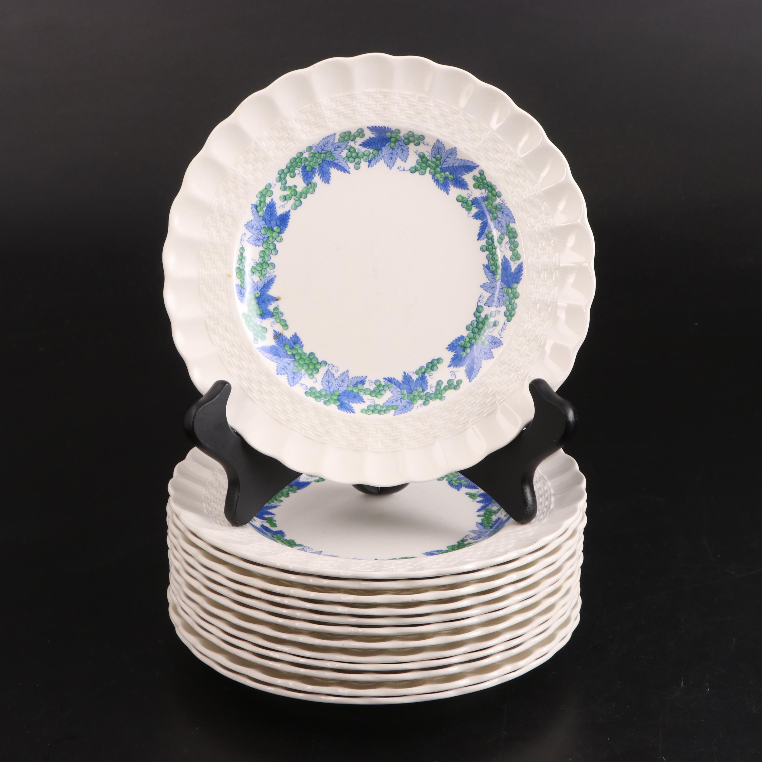 Copeland Spode Earthenware "Valencia" Dinnerware, Mid20th Century EBTH