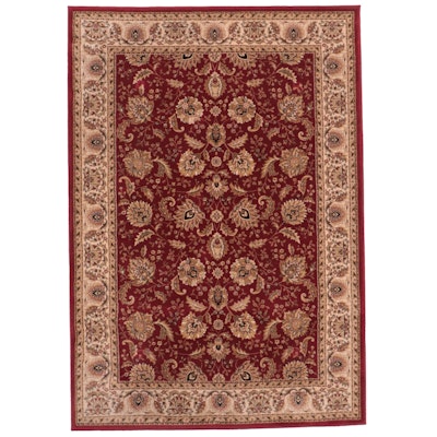 5'4 x 7'8 Machine Made Kenneth Mark Persian Kashan Style Area Rug