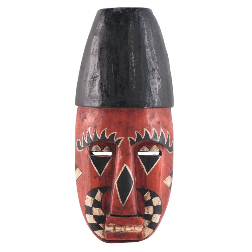 Ethnographic Inspired Decorative Wall Mask