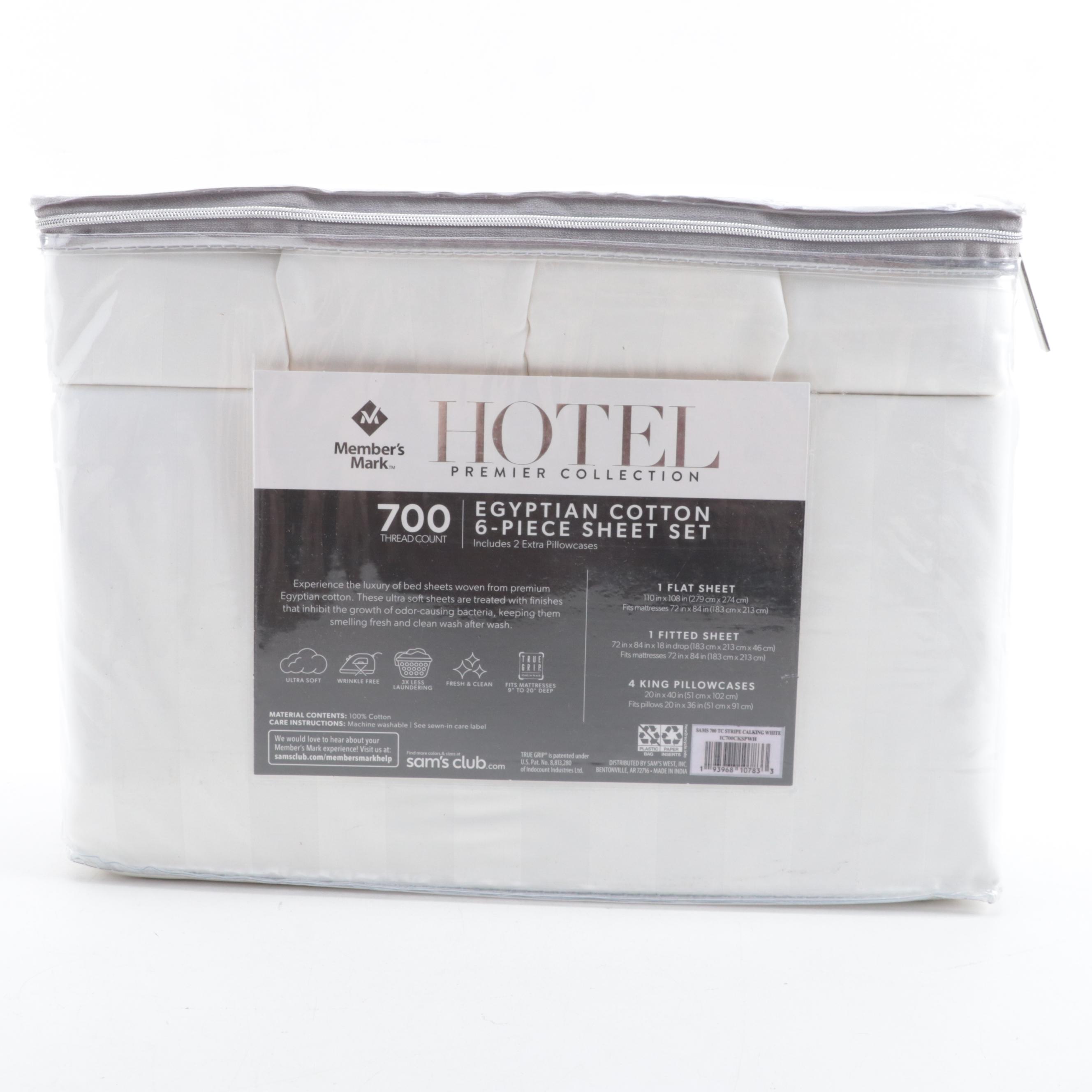 Members Mark Hotel Premier Collection California King Egyptian Cotton