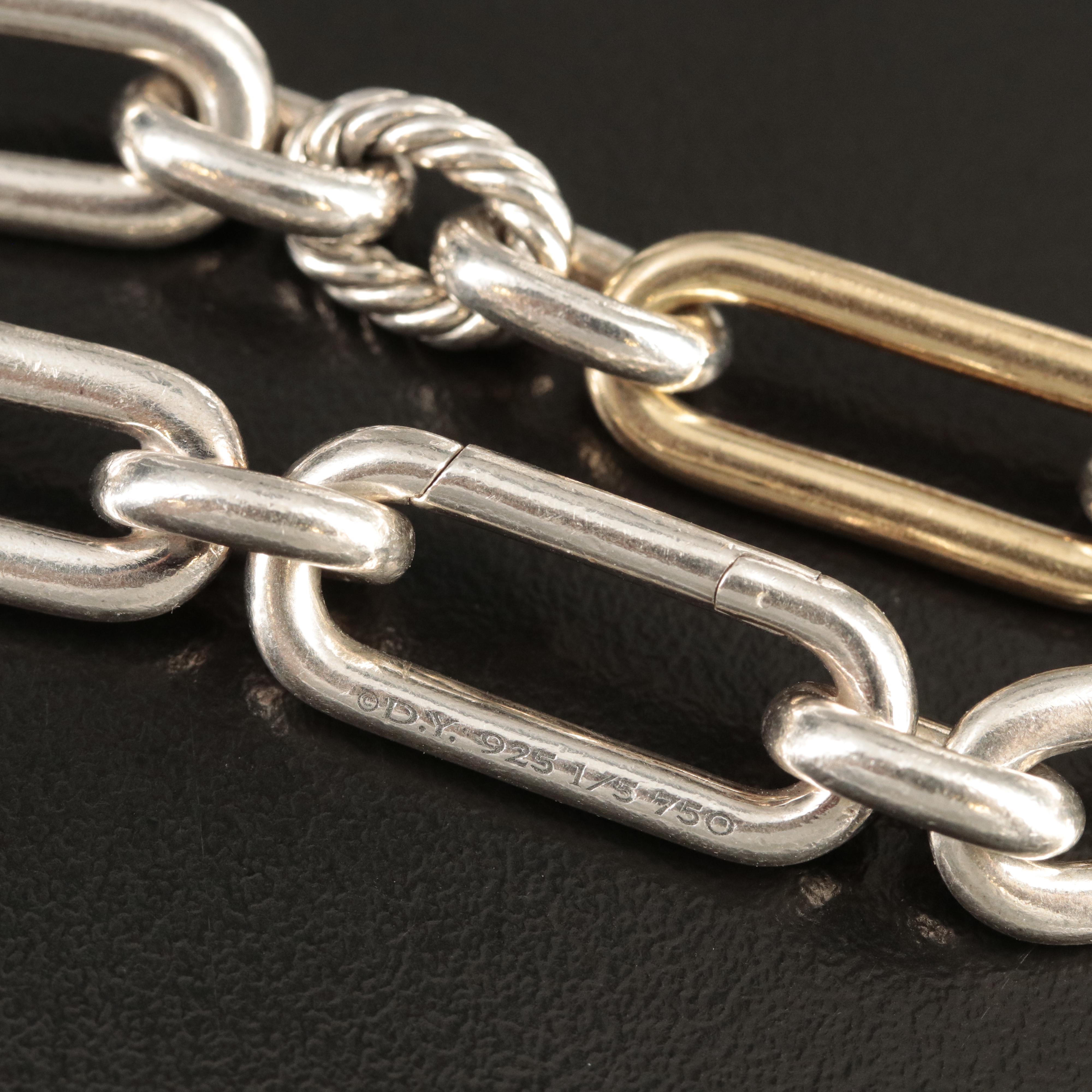 David Yurman "Lexington" Bracelet with 18K Bonded Gold Accent EBTH