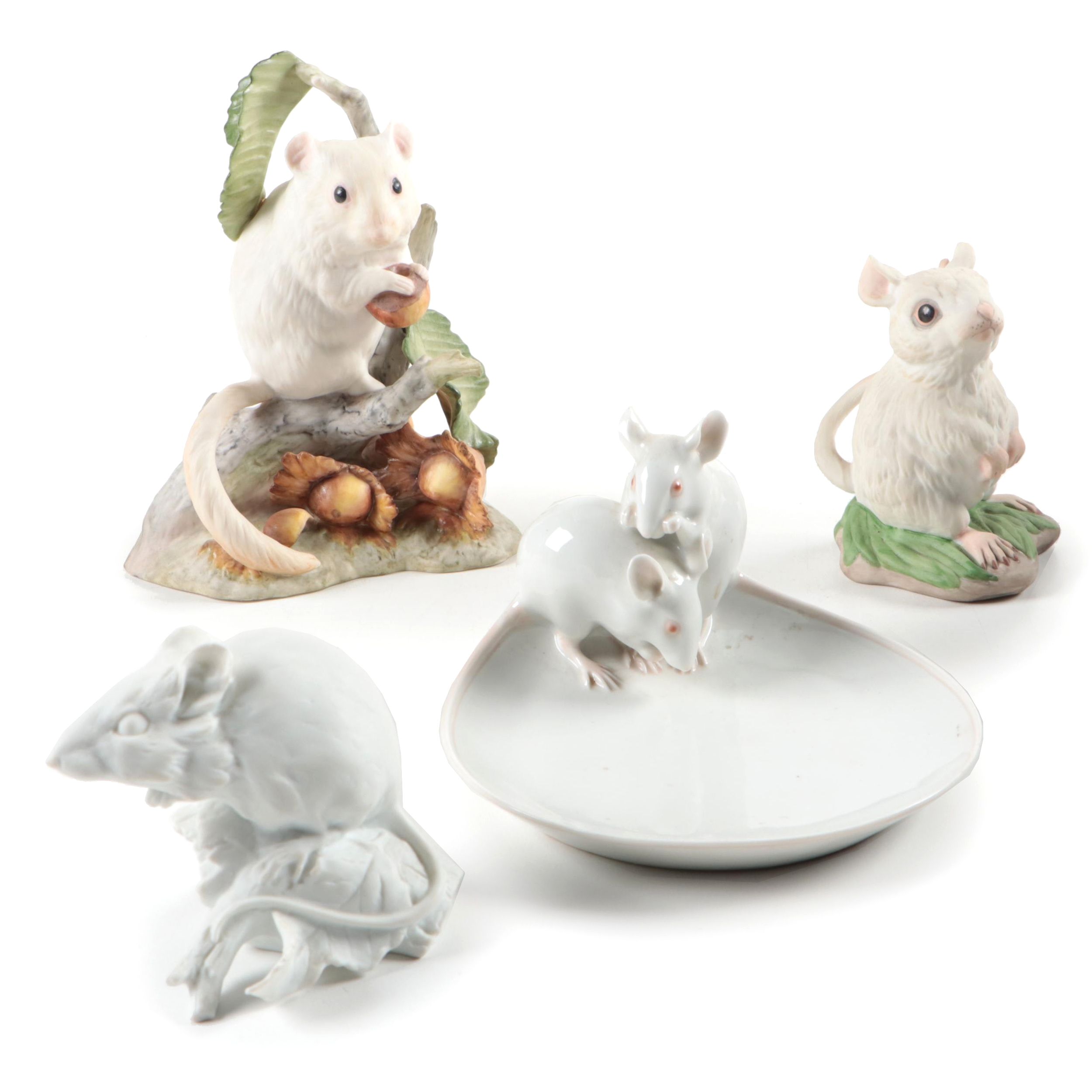 German, Danish and American Porcelain Mice Figurines EBTH