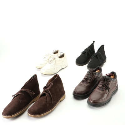 Rockport and Clarks Walking and Casual Lace-Up Shoes