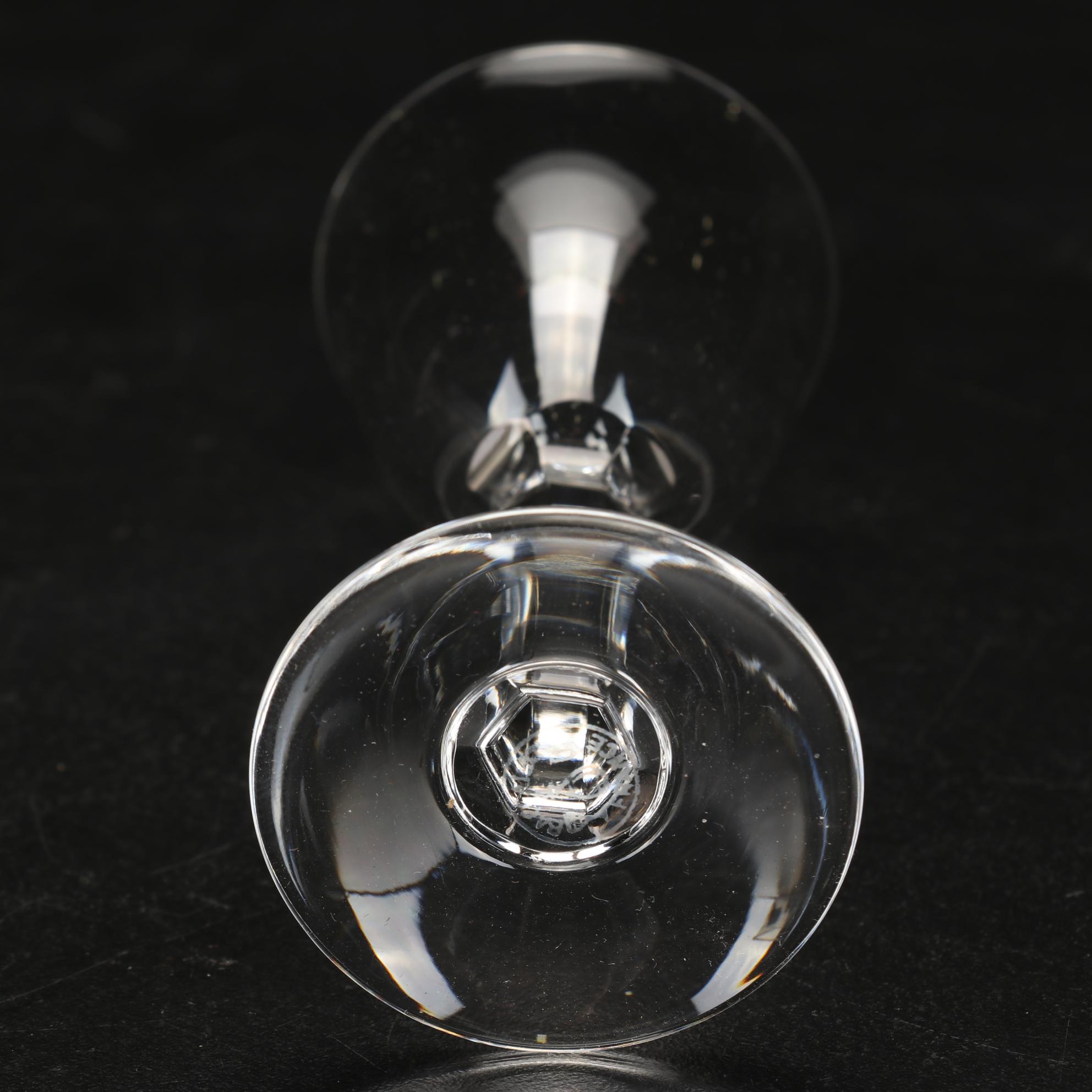 Baccarat "Coppelia" Crystal Cordial Glasses, Mid20th Century EBTH