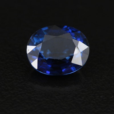 Loose 3.80 CT Oval Faceted Sapphire