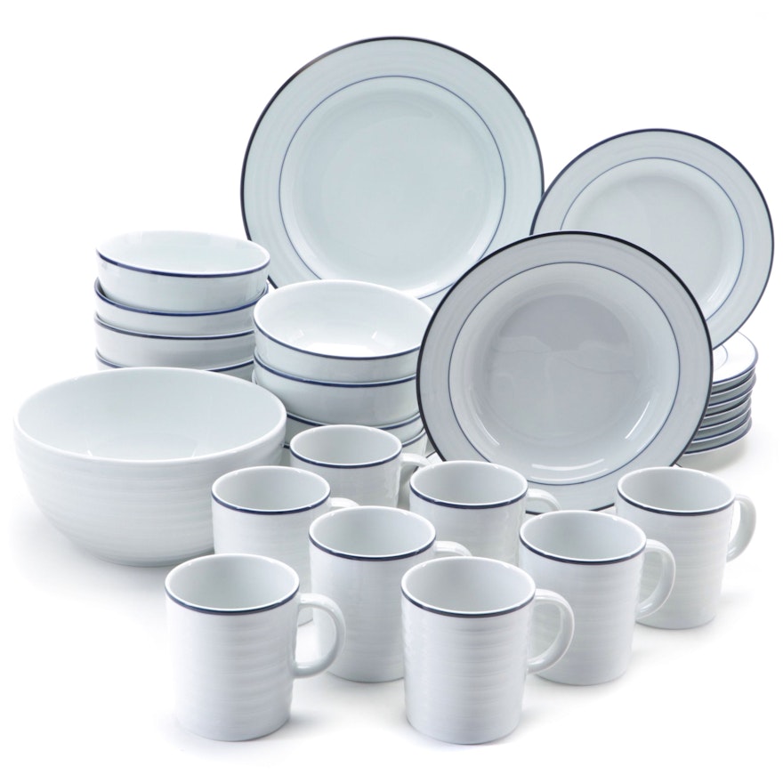Crate & Barrel Porcelain Dinnerware