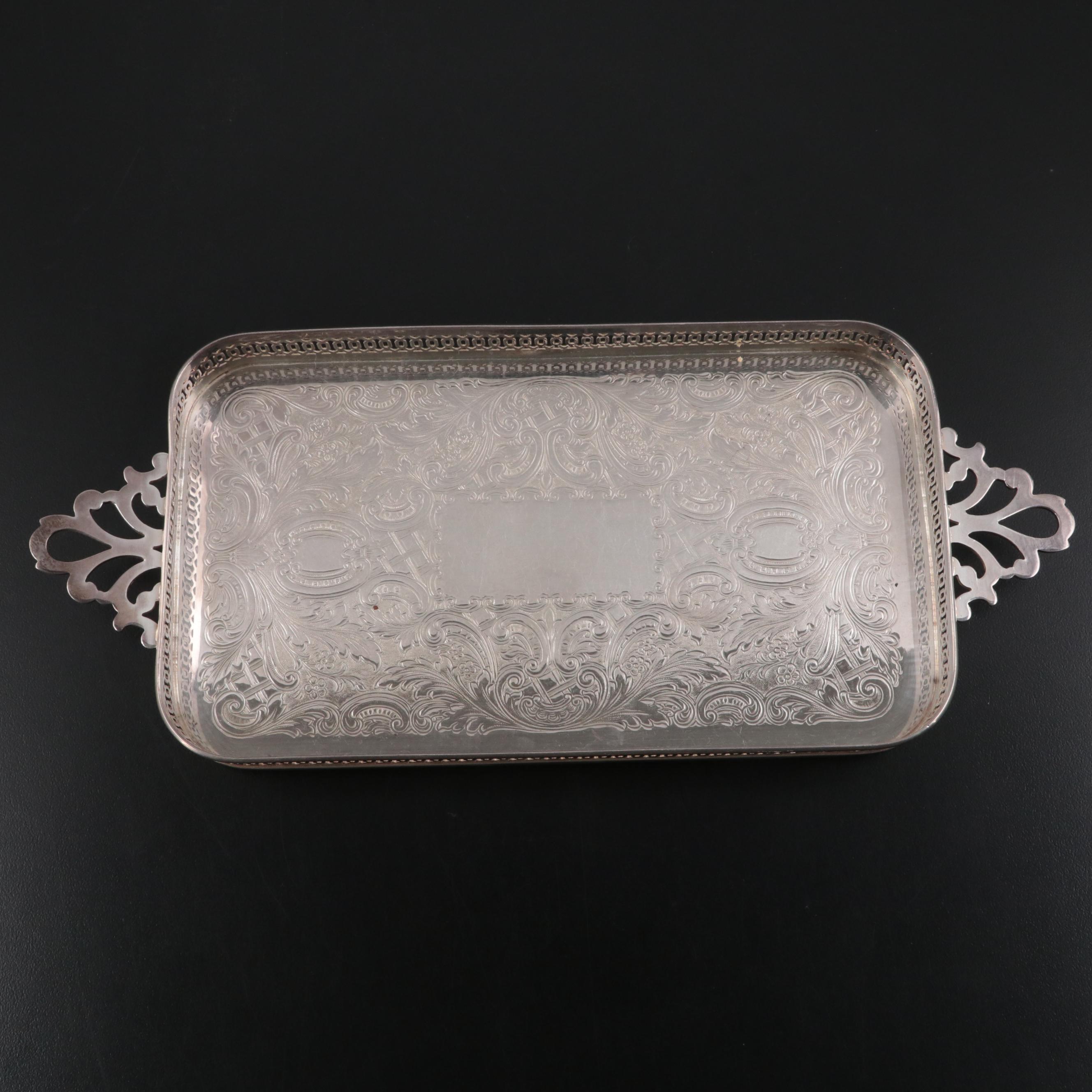 Sheffield Silver Co and Other Silver Plate Trays EBTH
