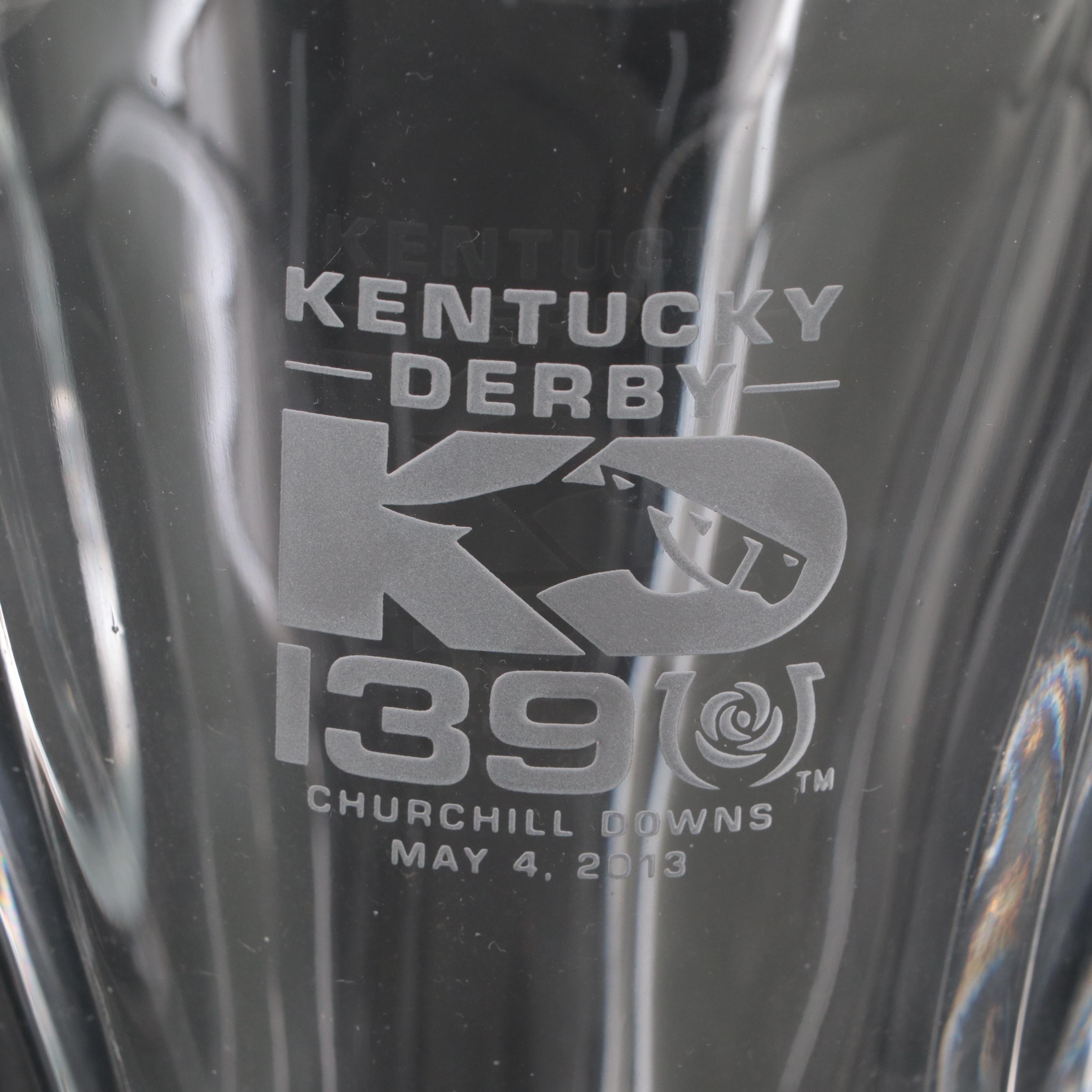 Nachtmann "Calypso" Kentucky Derby Inscribed Crystal Vase EBTH