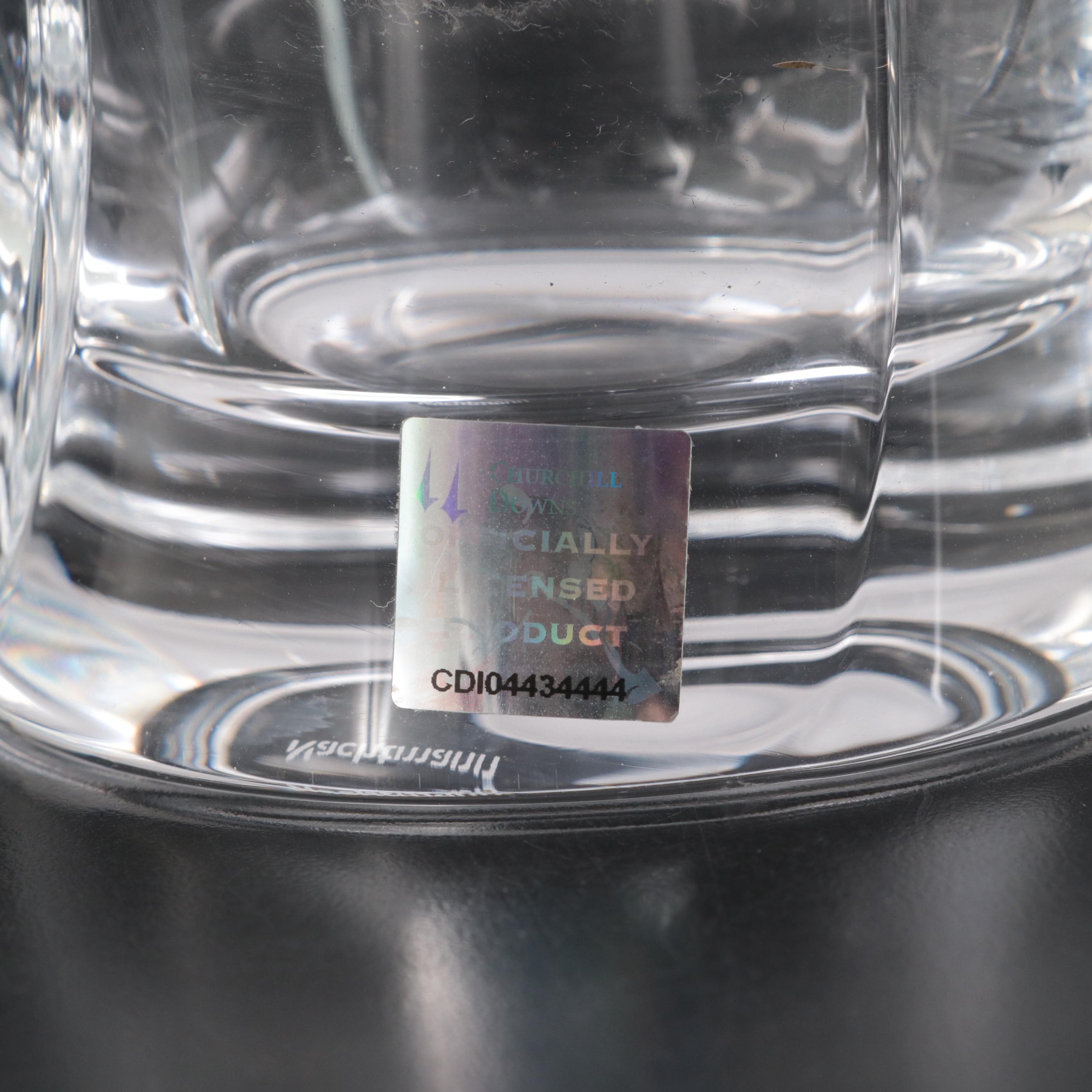 Nachtmann "Calypso" Kentucky Derby Inscribed Crystal Vase EBTH