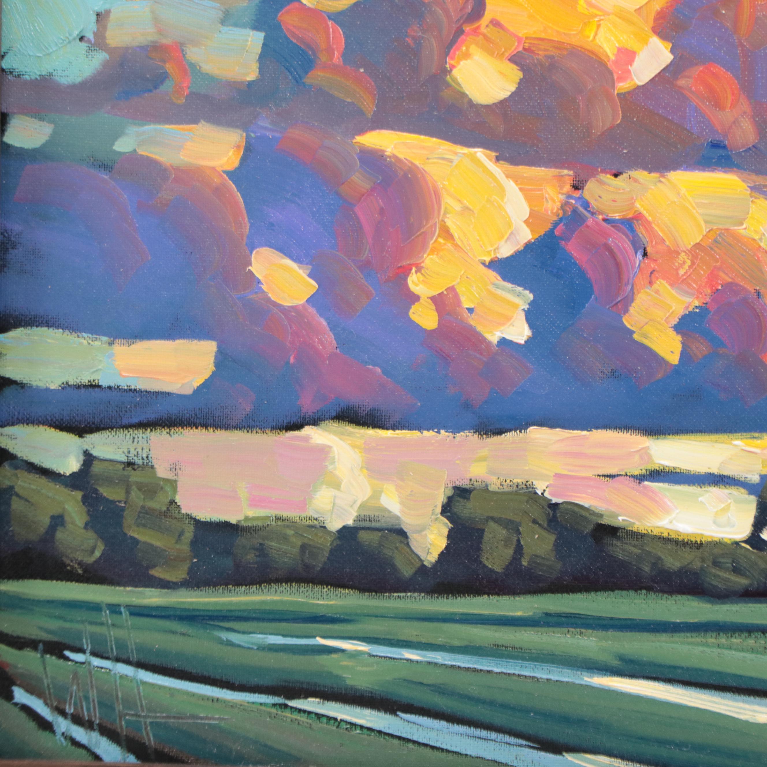 William Hawkins American Landscape Oil Painting, 2023 EBTH