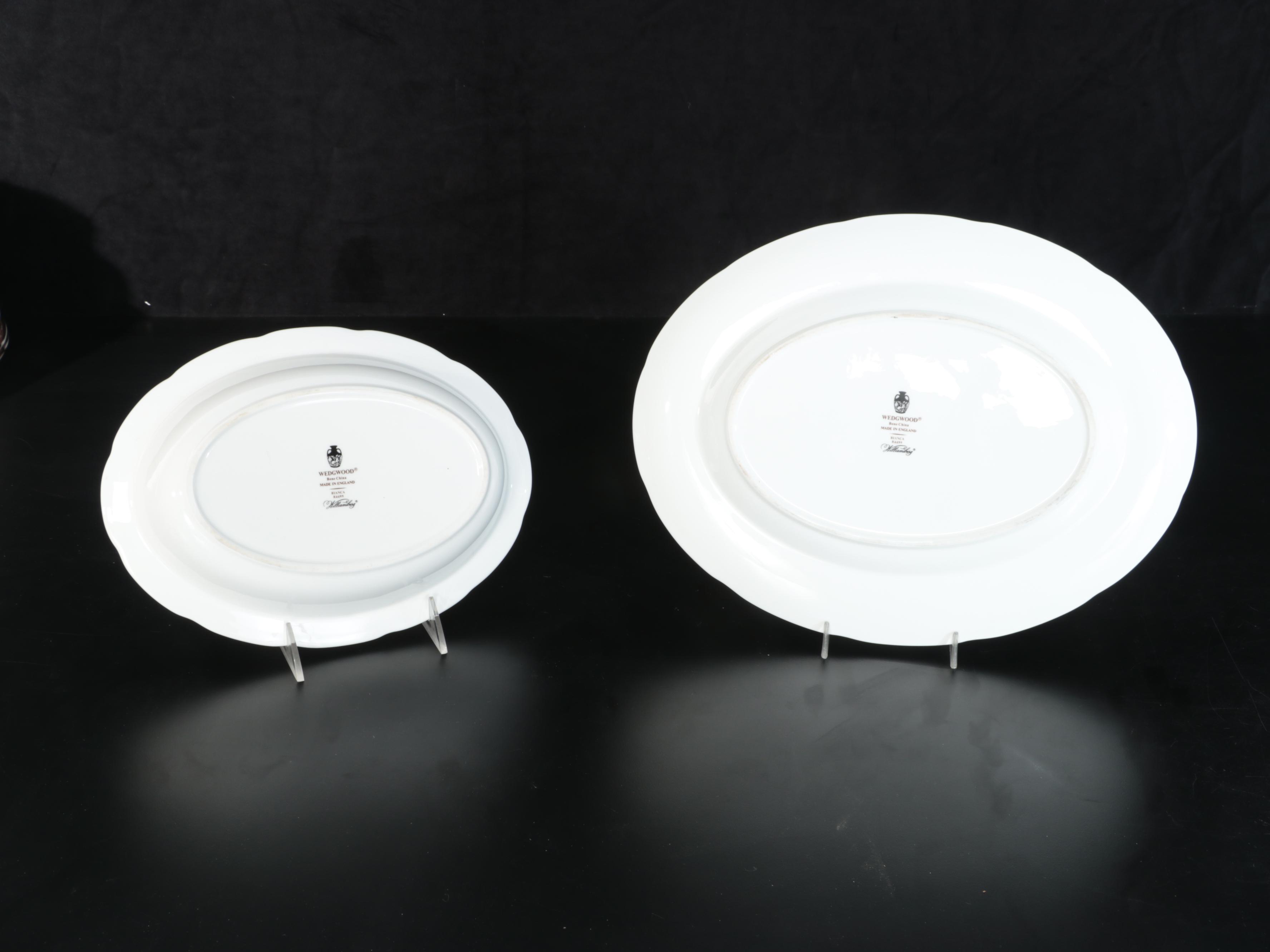 Wedgwood "Bianca" Bone China Tableware, Late 20th Century EBTH