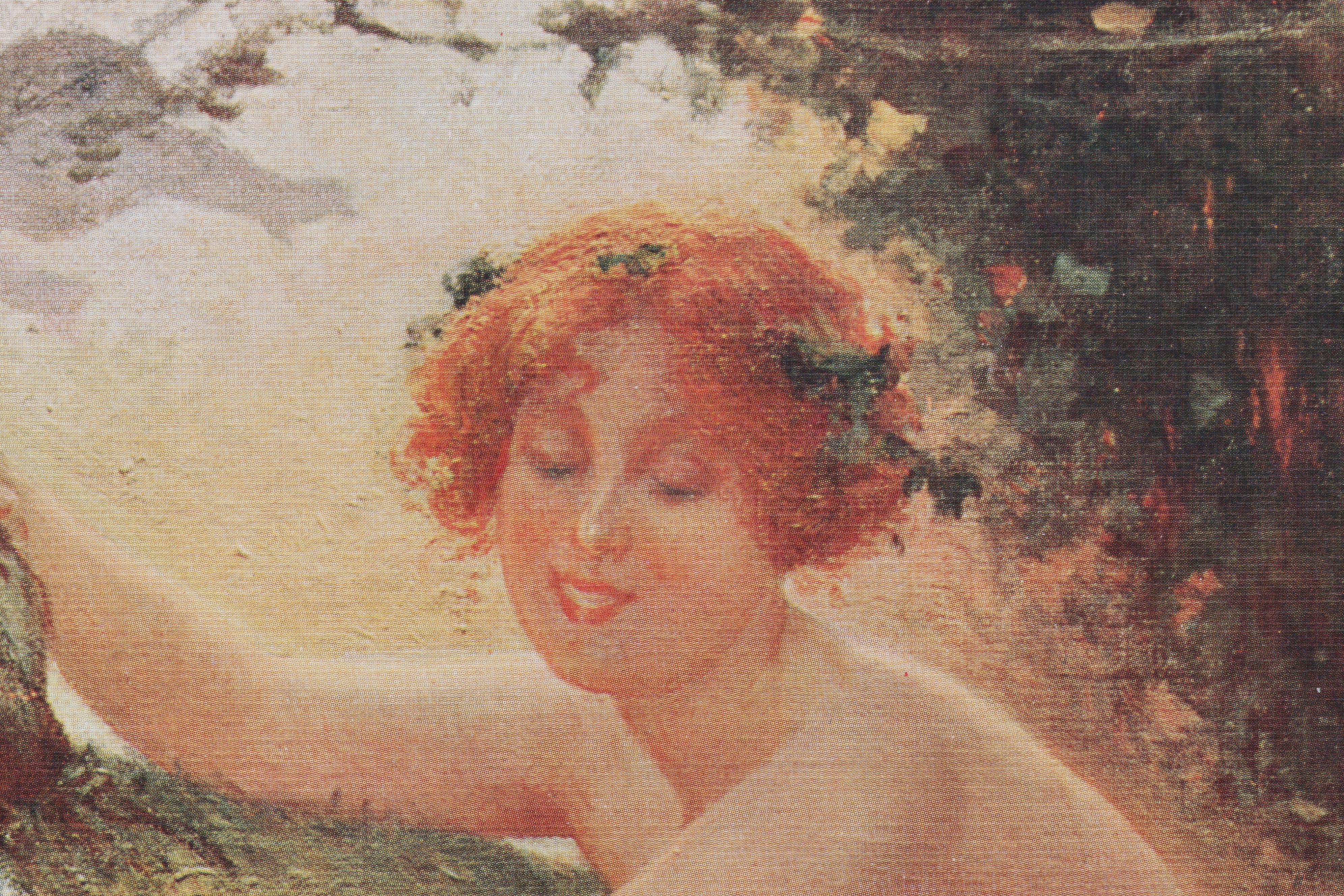 Offset Lithograph After Albert Fourié 