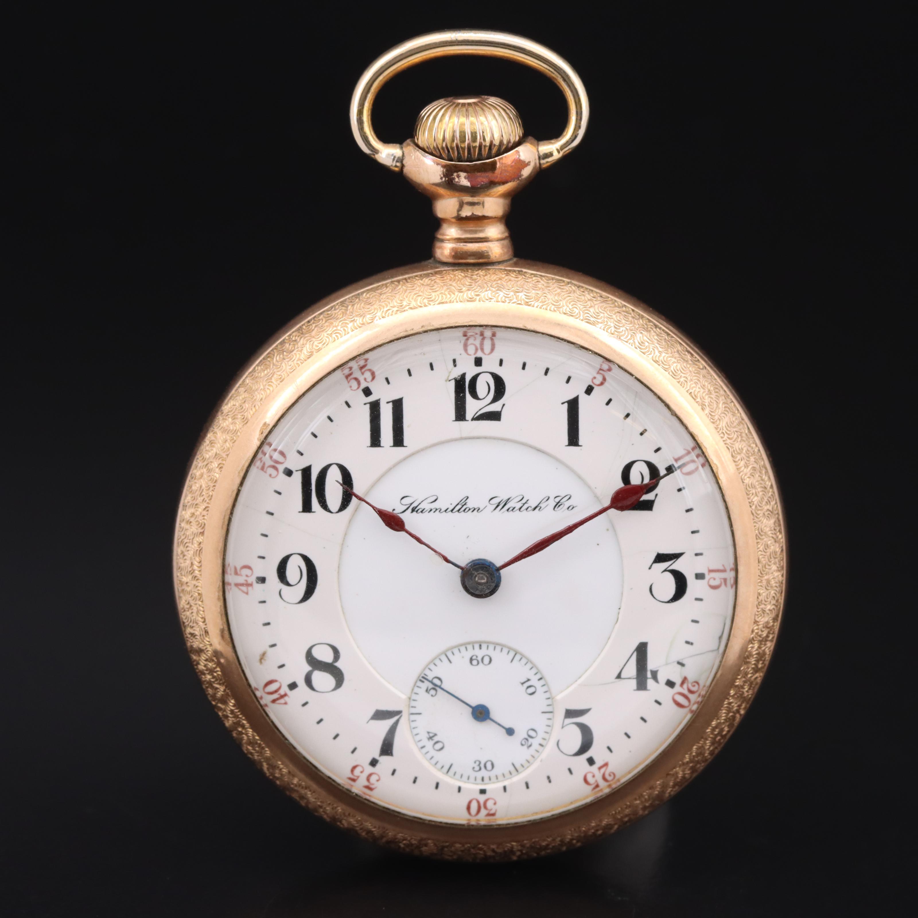 1906 Hamilton Railroad Grade Pocket Watch EBTH