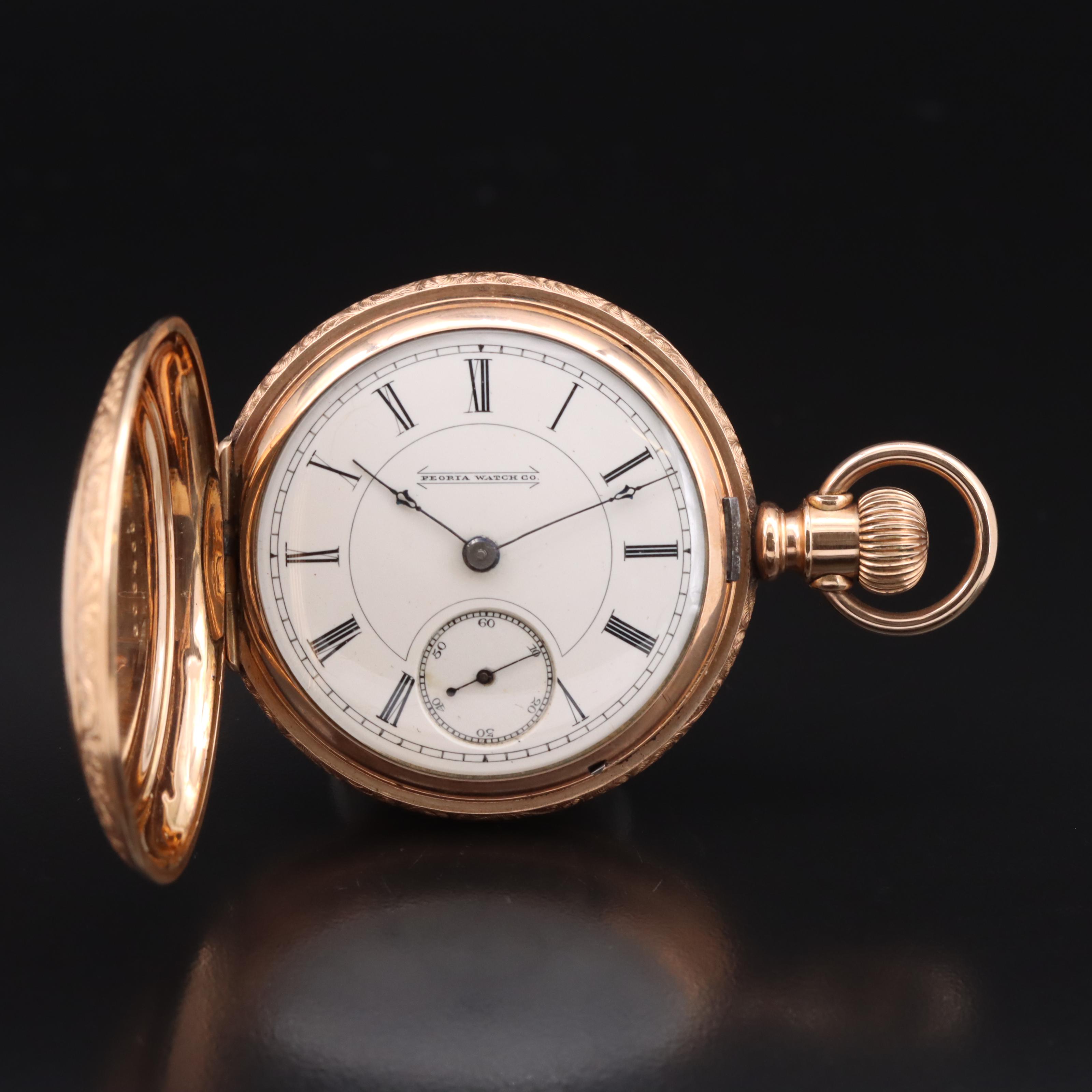 1885 - 95 Peoria Pocket Watch  EBTH