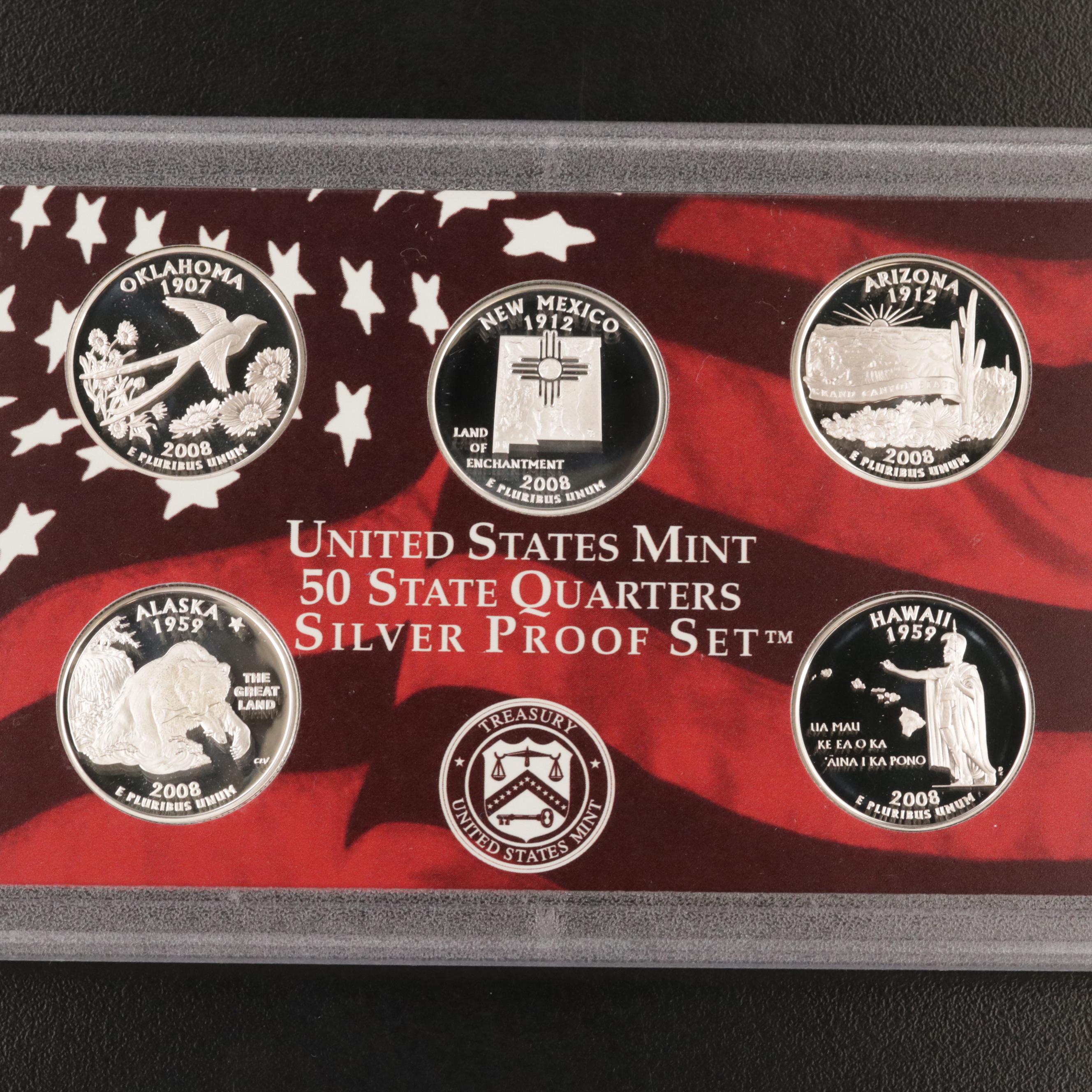 Three U.S. Mint Silver Proof Sets EBTH