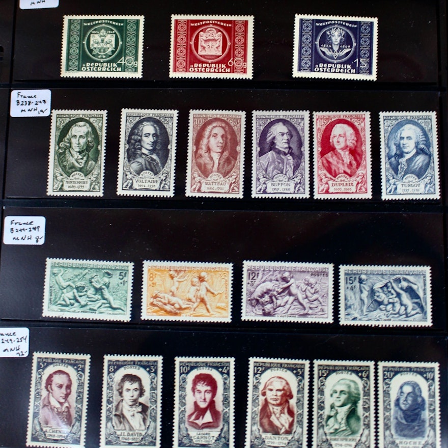 Foreign Postage Stamp Collection