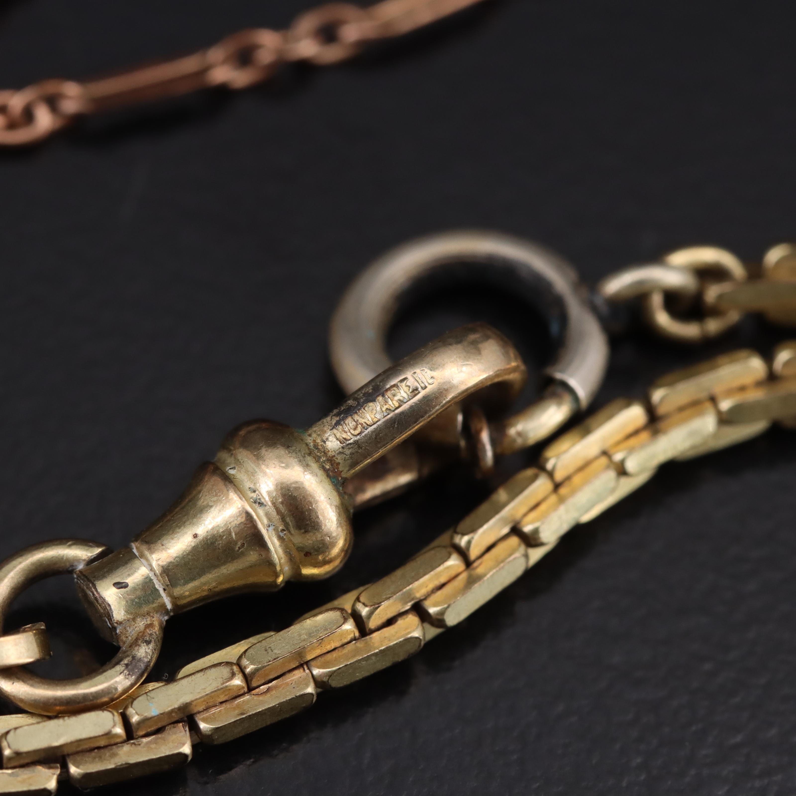 Trio of Vintage Watch Chains EBTH