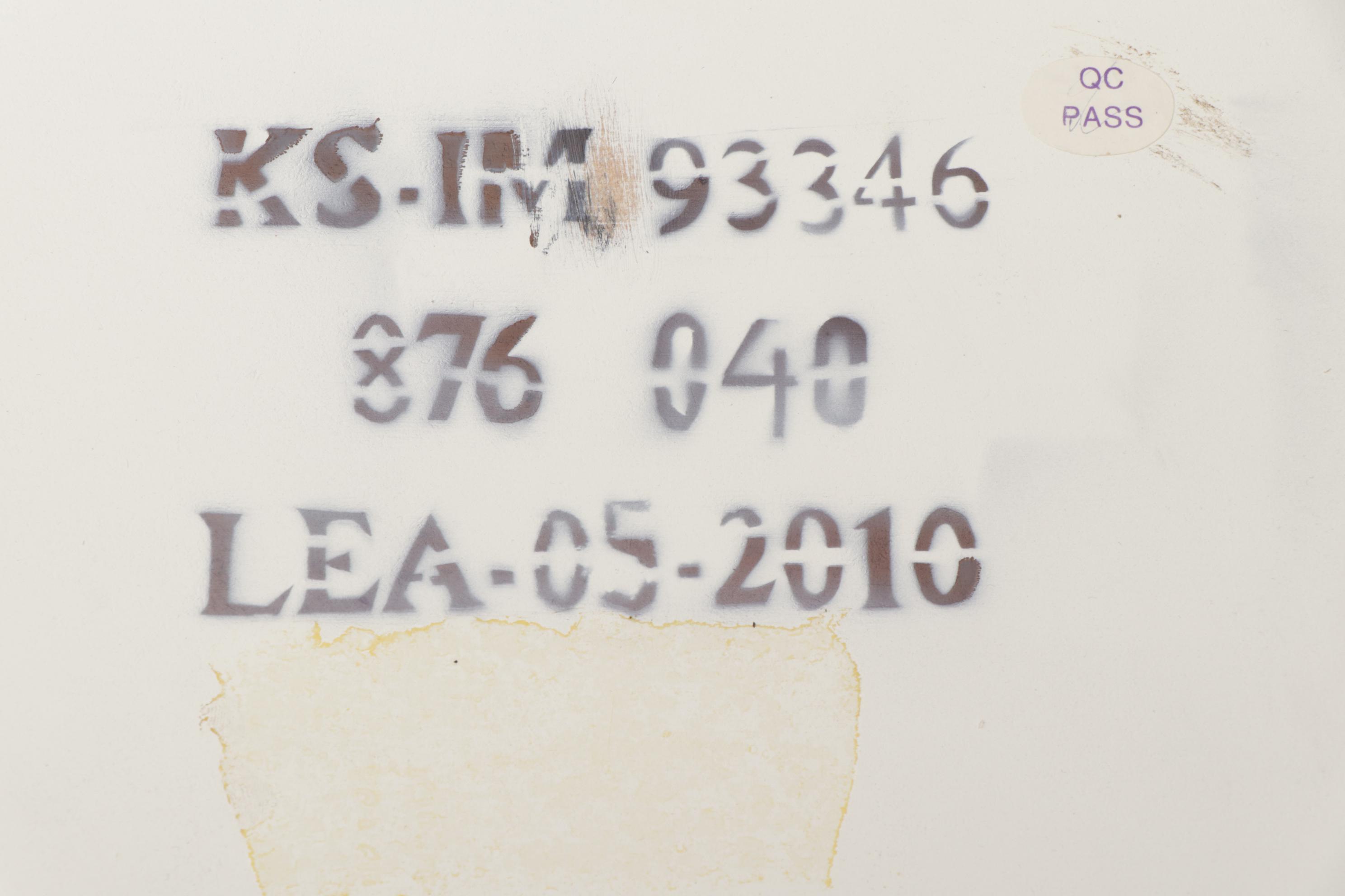 Lea Industries White Finished Dresser and Mirror 21st Century