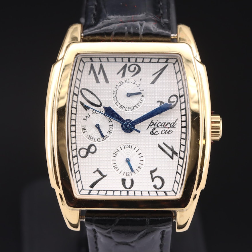 Picard & Cie Day/Date 24 Hour Quartz Wristwatch