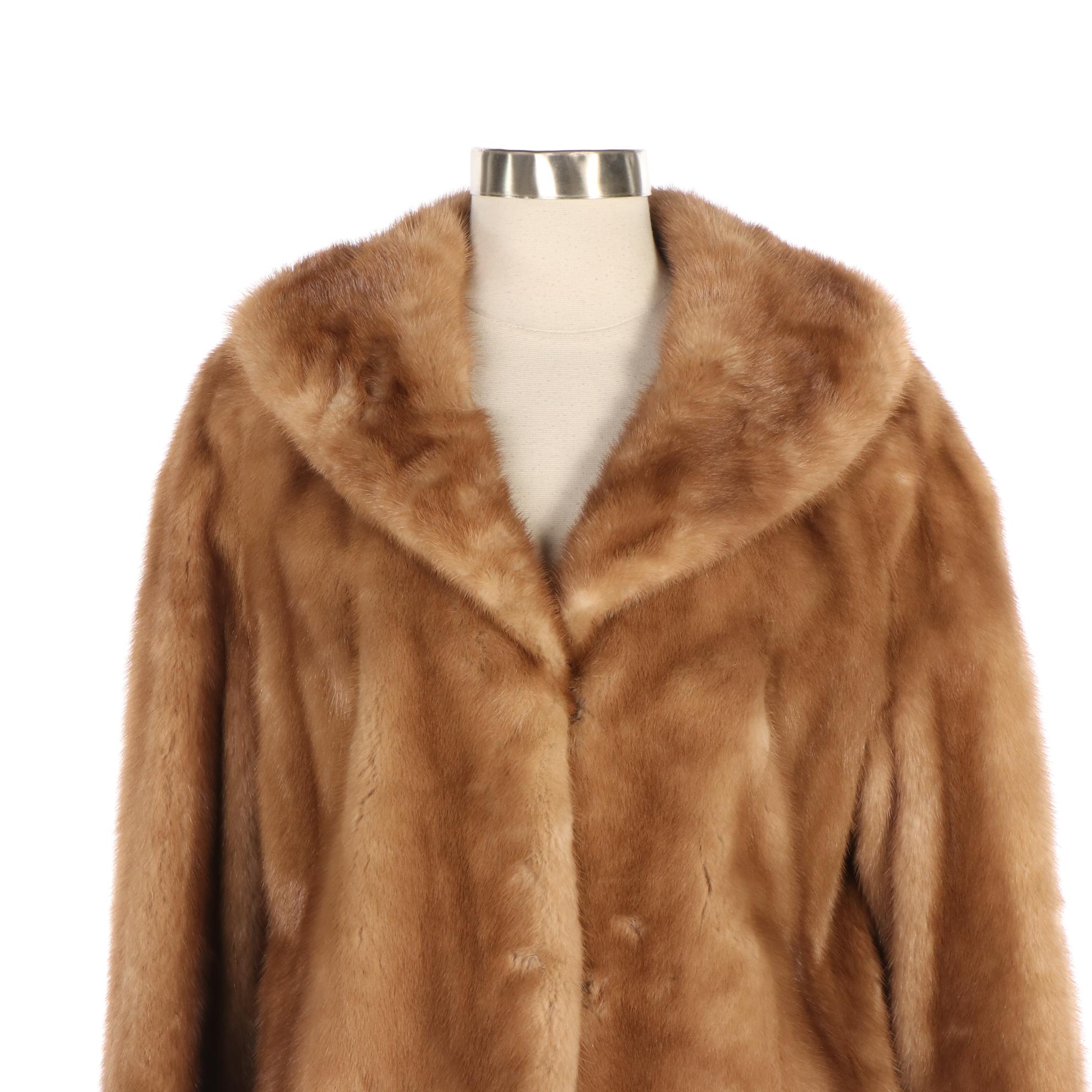 Mink Fur Coat from Alan Furs with Mink Fur Hat EBTH