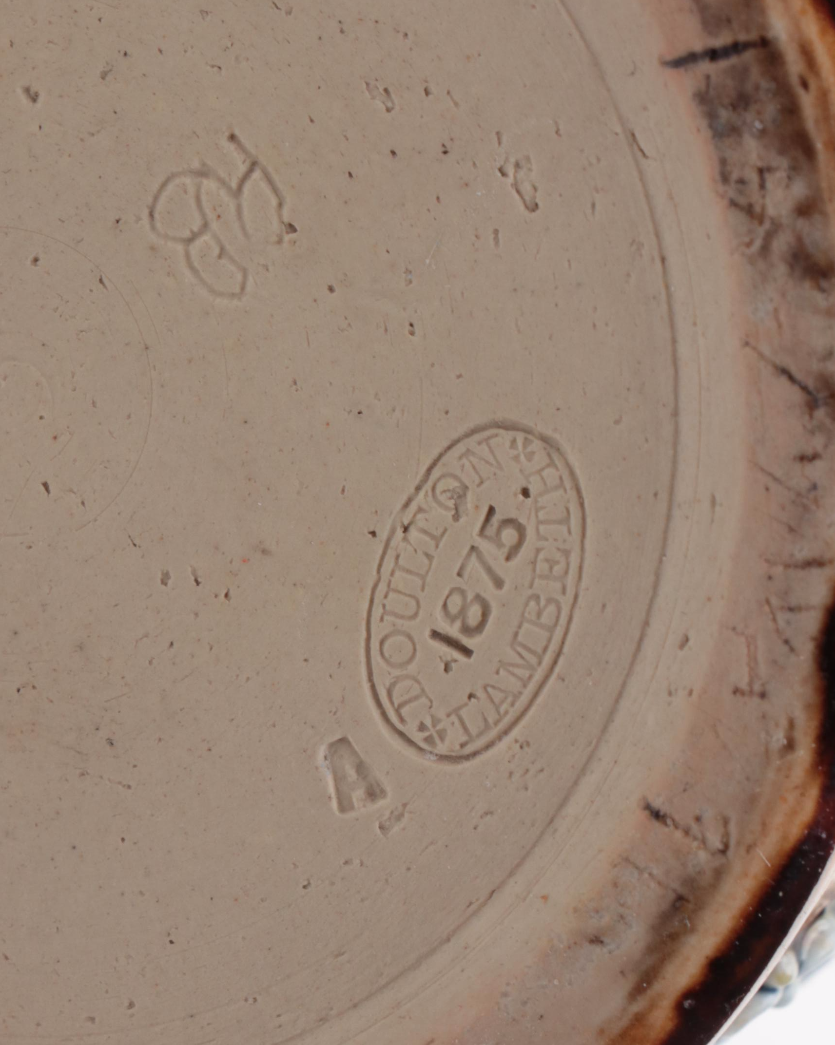 Doulton Lambeth Art Pottery Stoneware Stein, 1875 EBTH