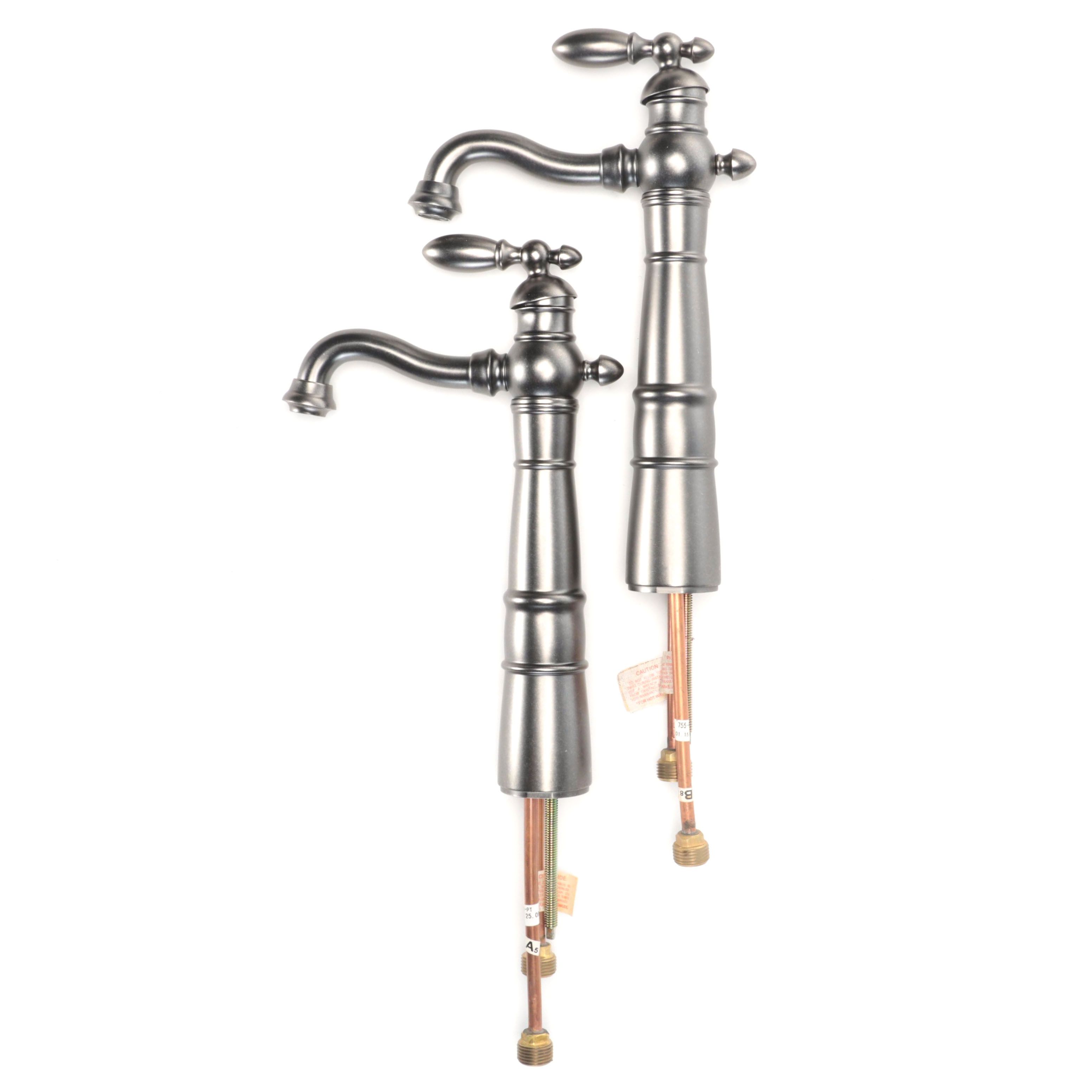 Delta Aged Pewter Victorian Single Handle Vessel Faucets EBTH