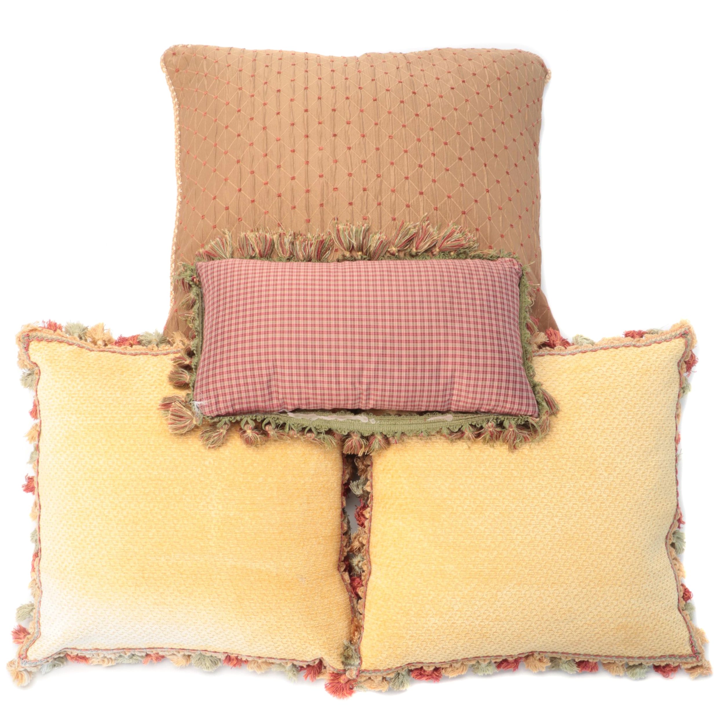 Croscill and Custom Made Decorative Accent Pillows EBTH